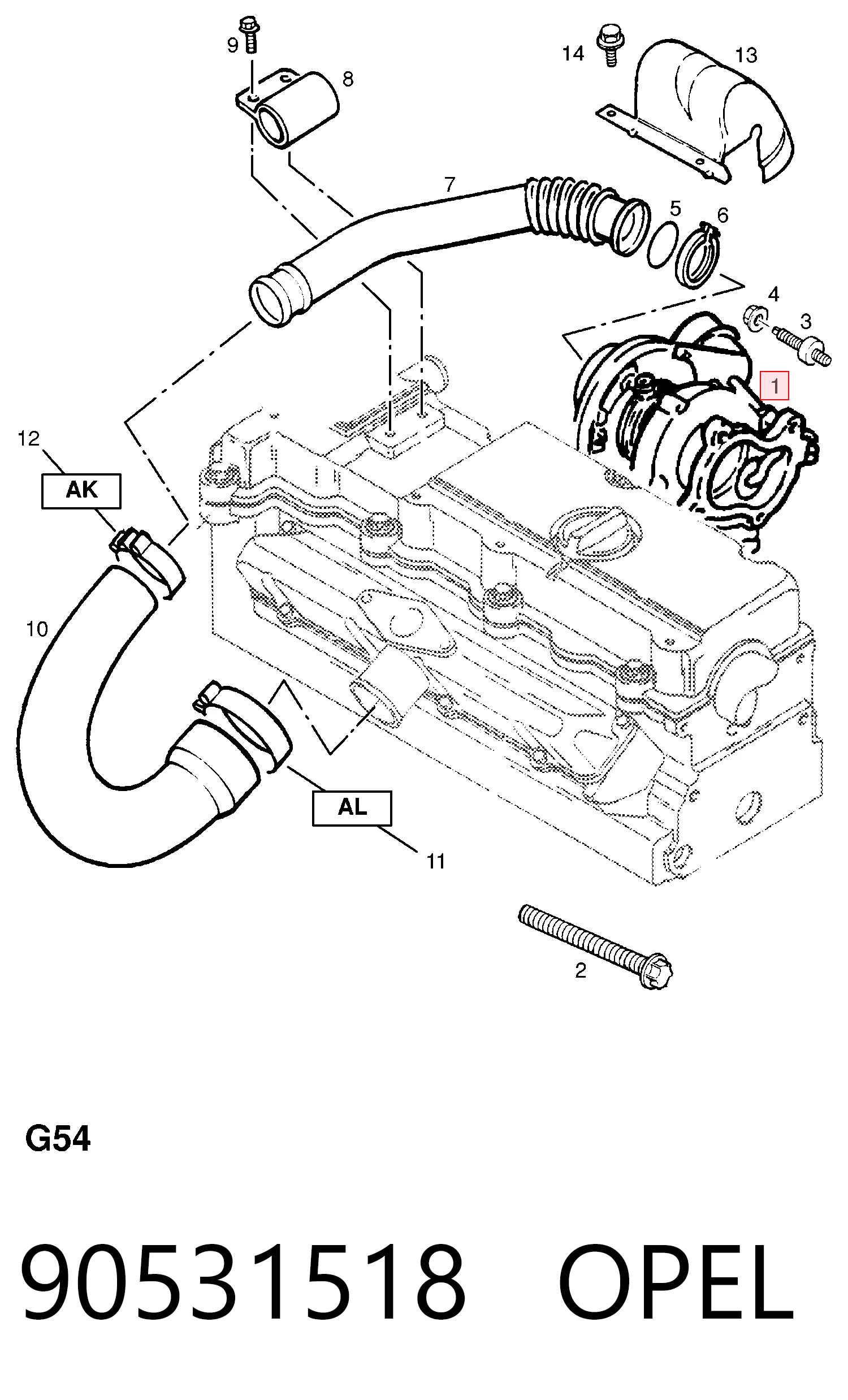 Turbina General Motors 860045 cena, od 64,70 USD
