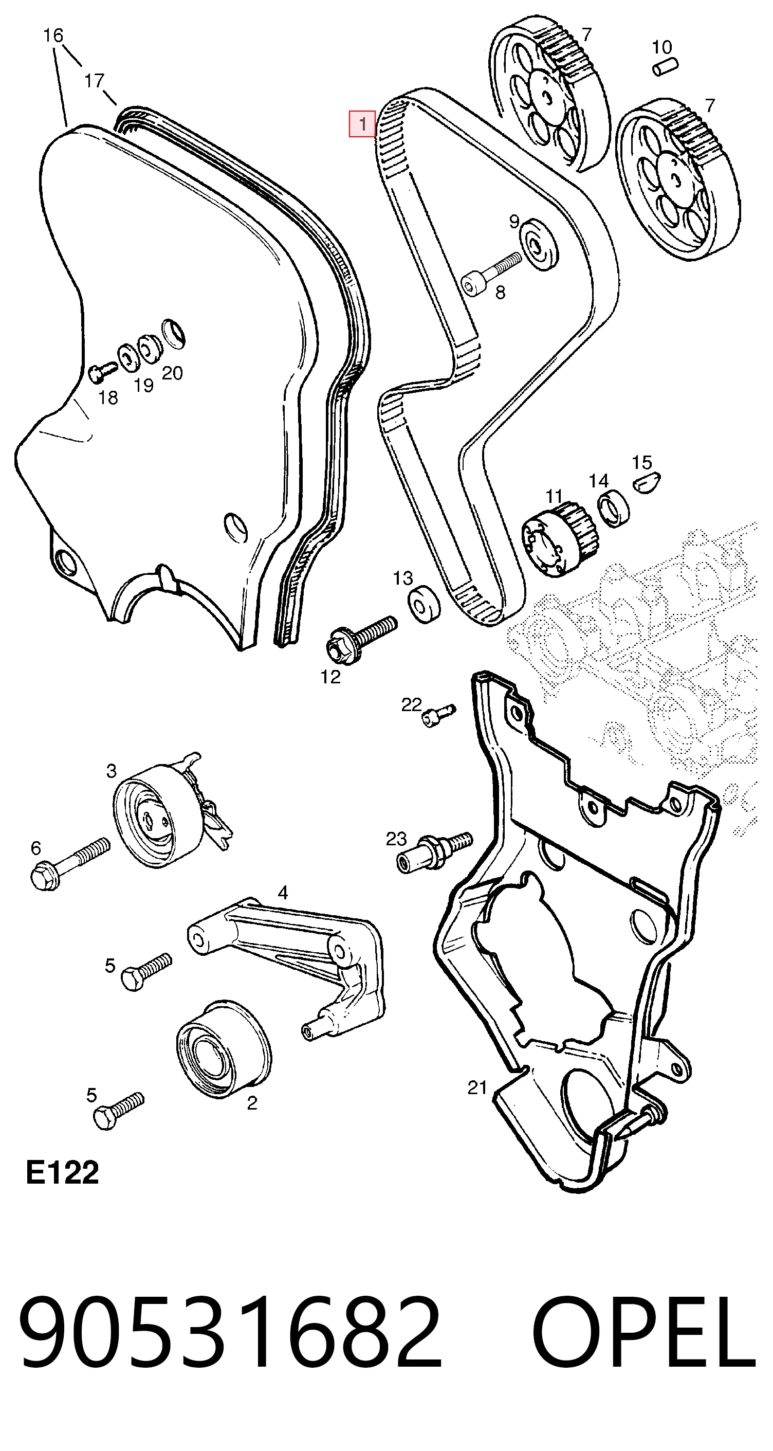 Pasek rozrządu Iveco VT271 cena, od 14,41 USD