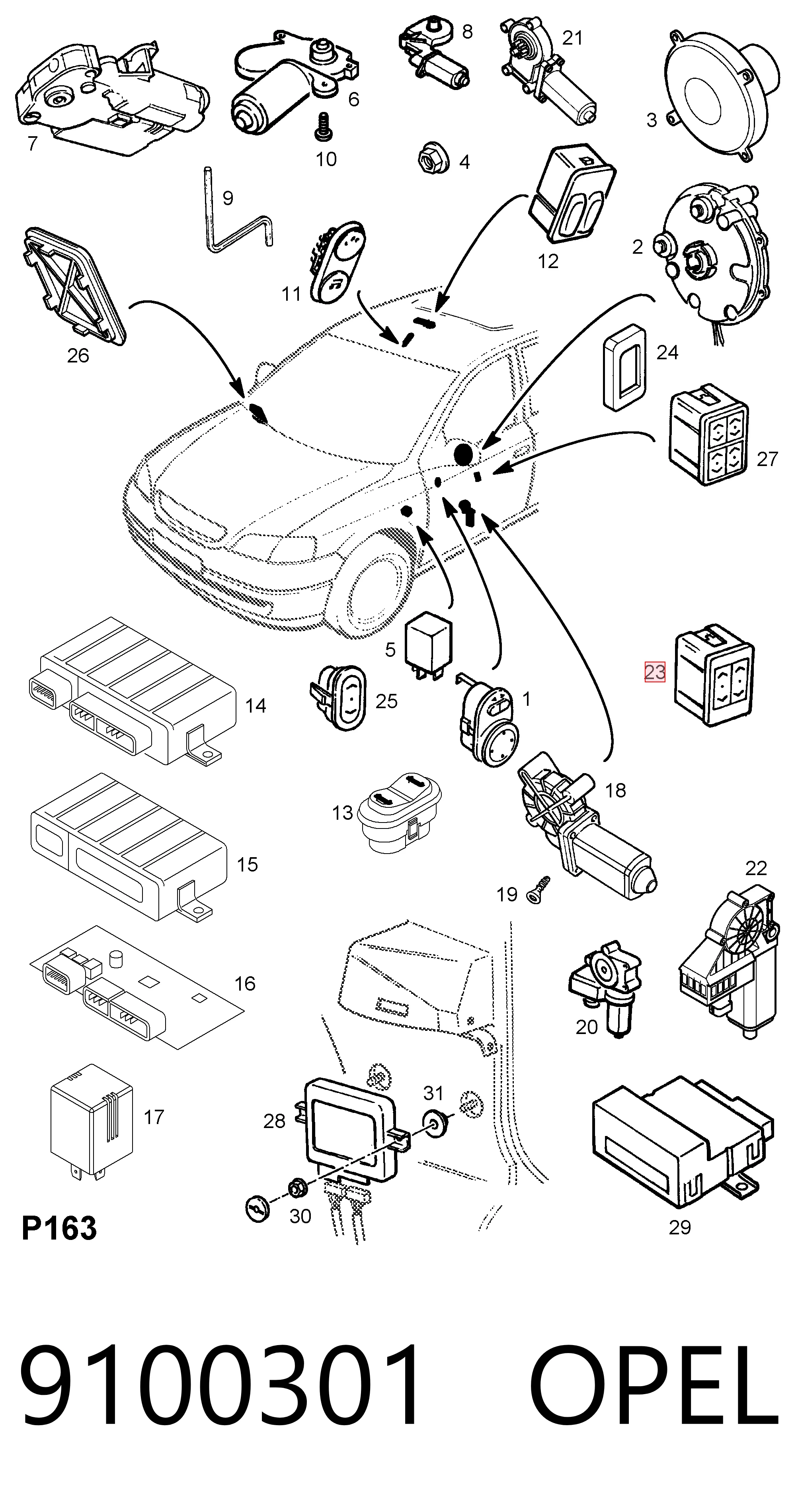 9100301 Opel