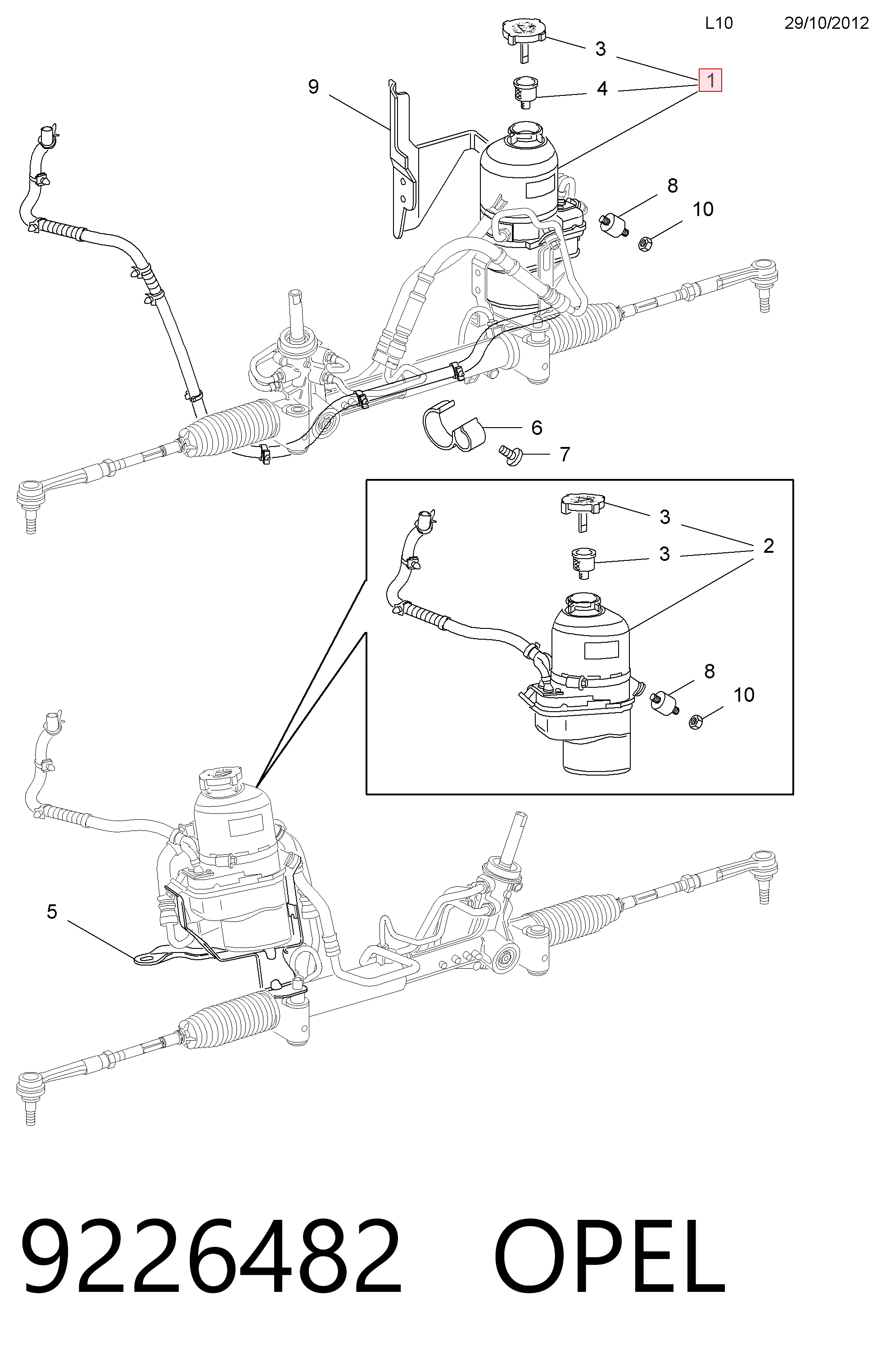 Pompa wspomagania hydraulicznego kierownicy do Opel Astra G F69