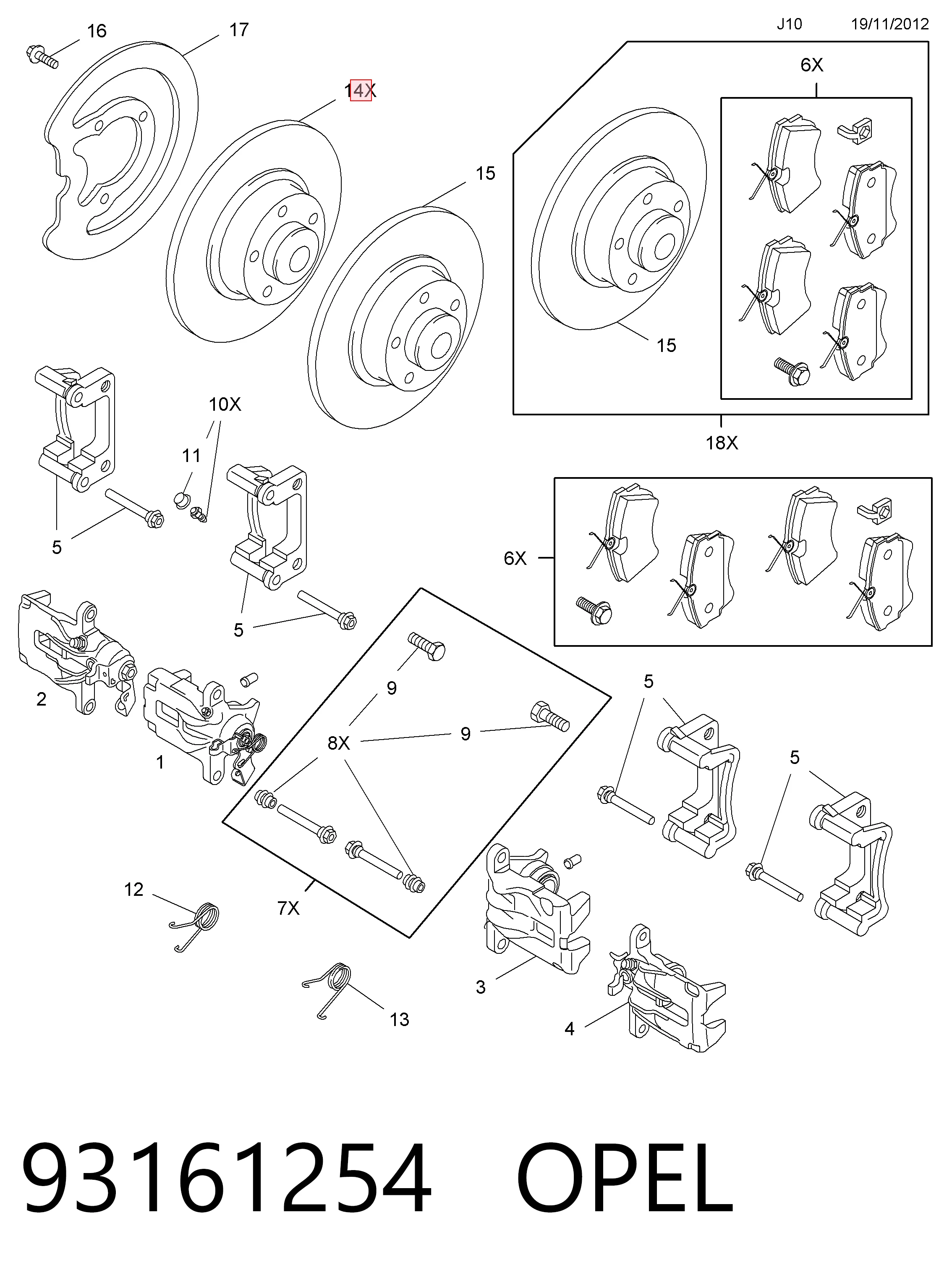93161254 Opel