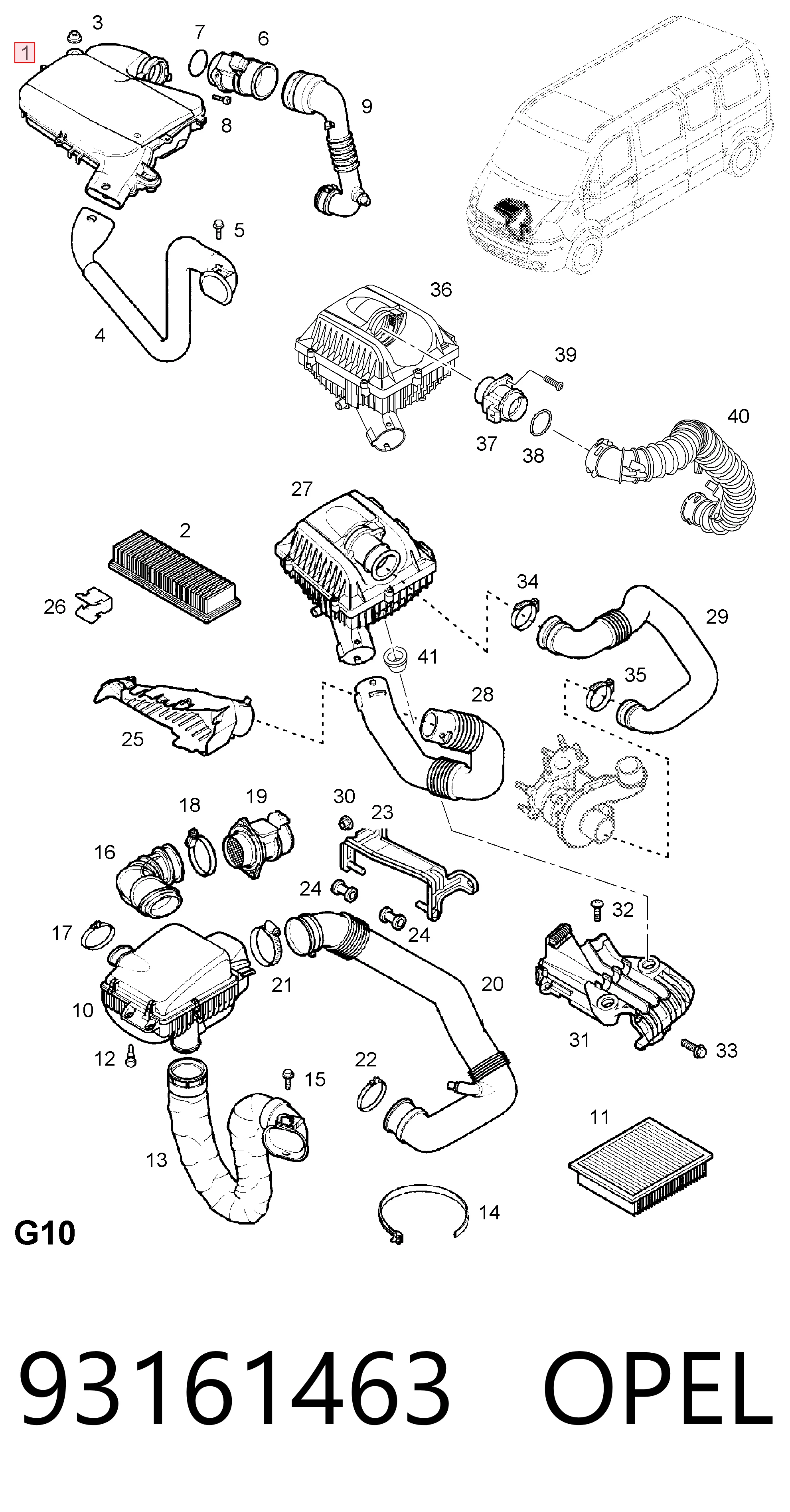 93161463 Opel