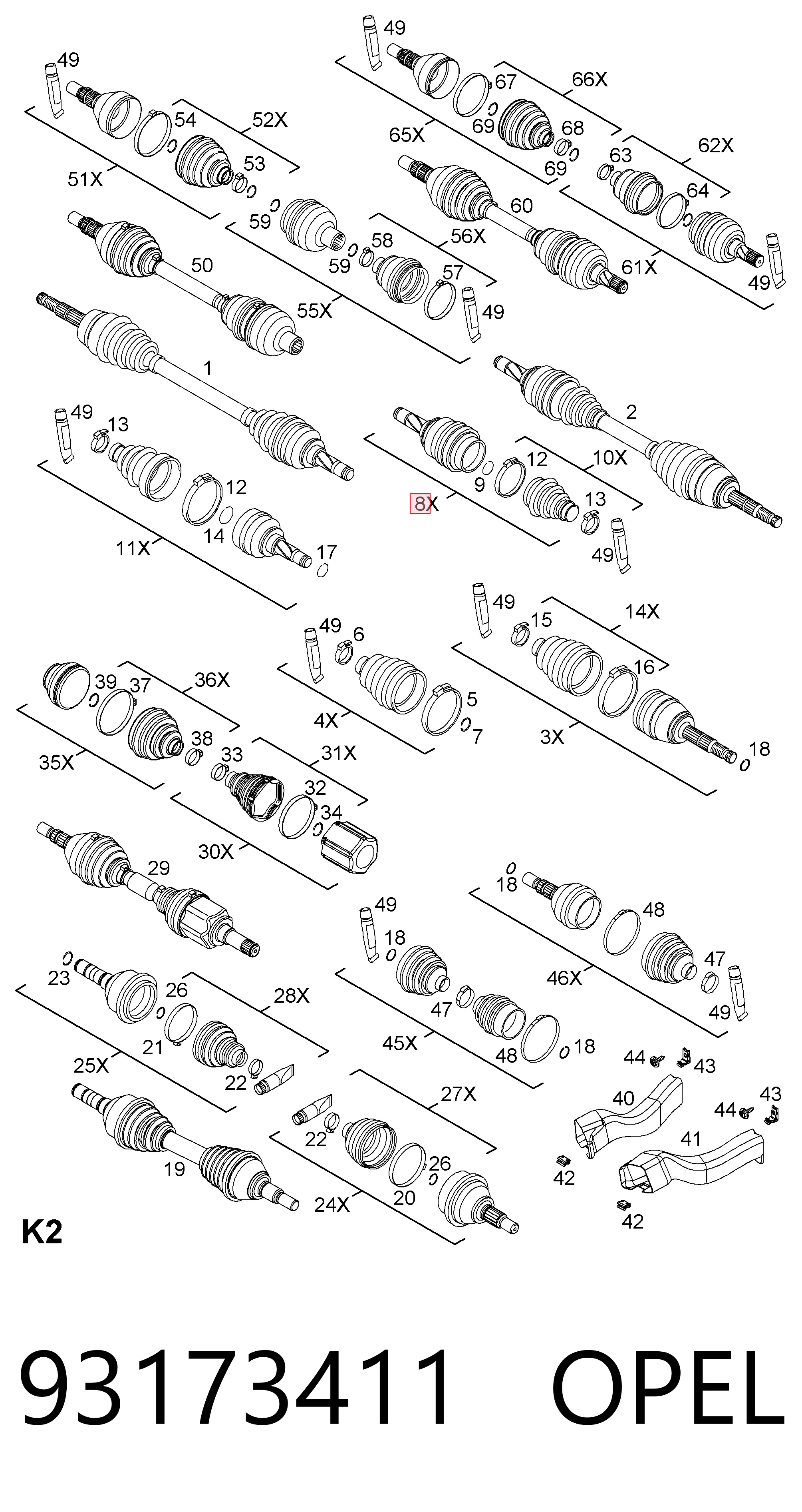 93173411 Opel