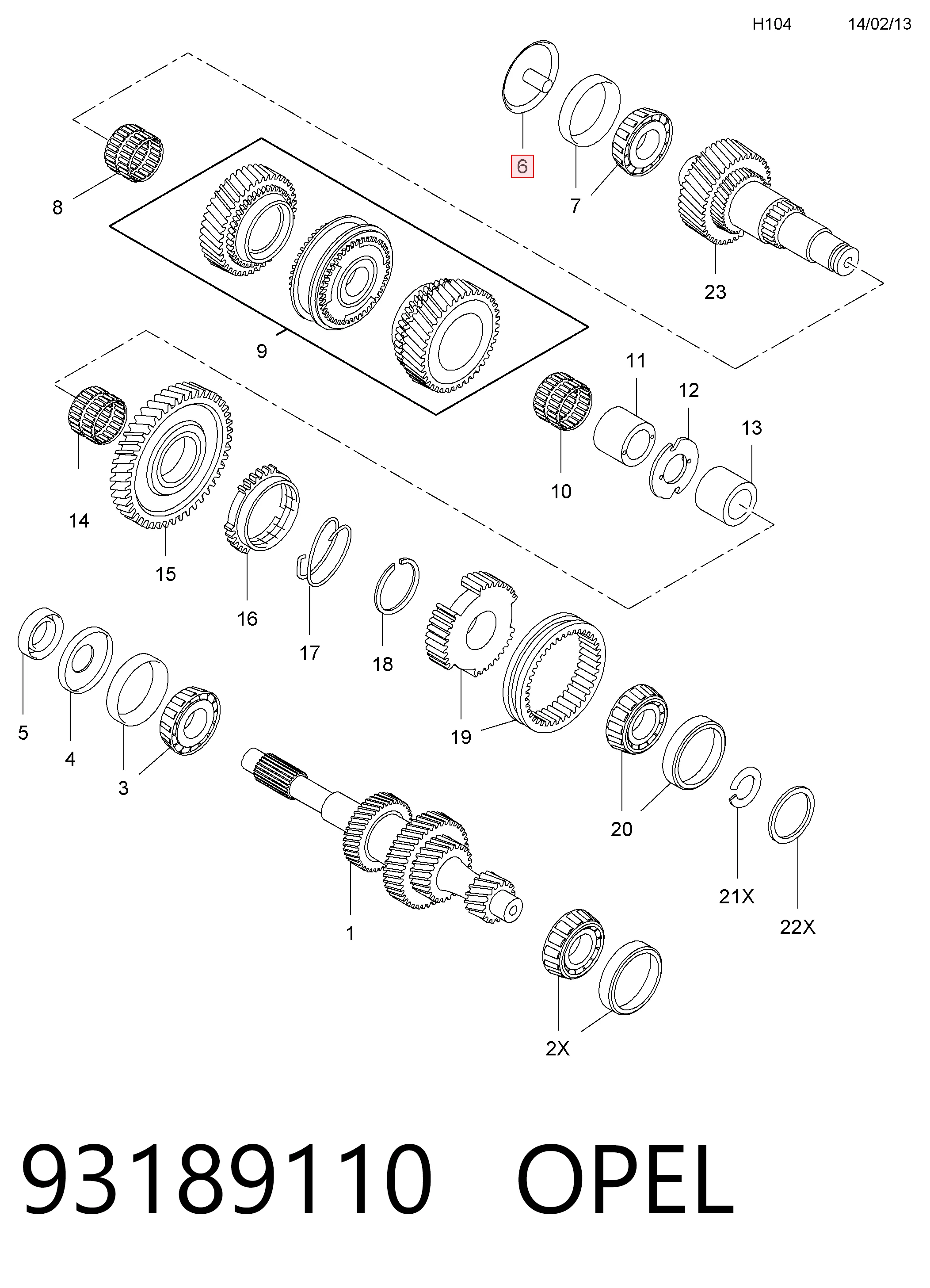 93189110 Opel
