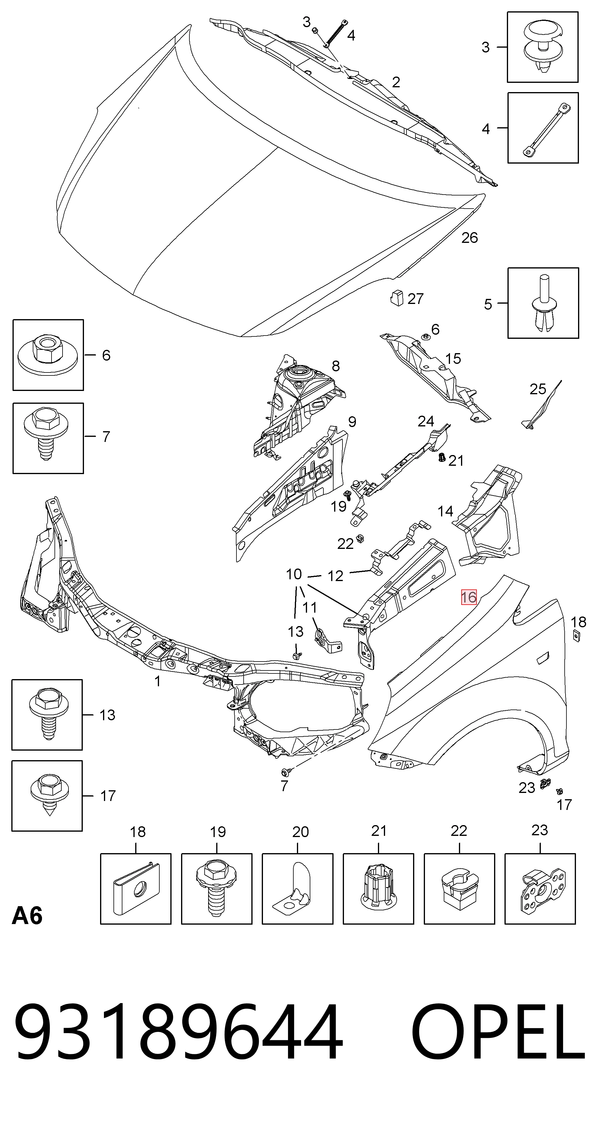 93189644 Opel