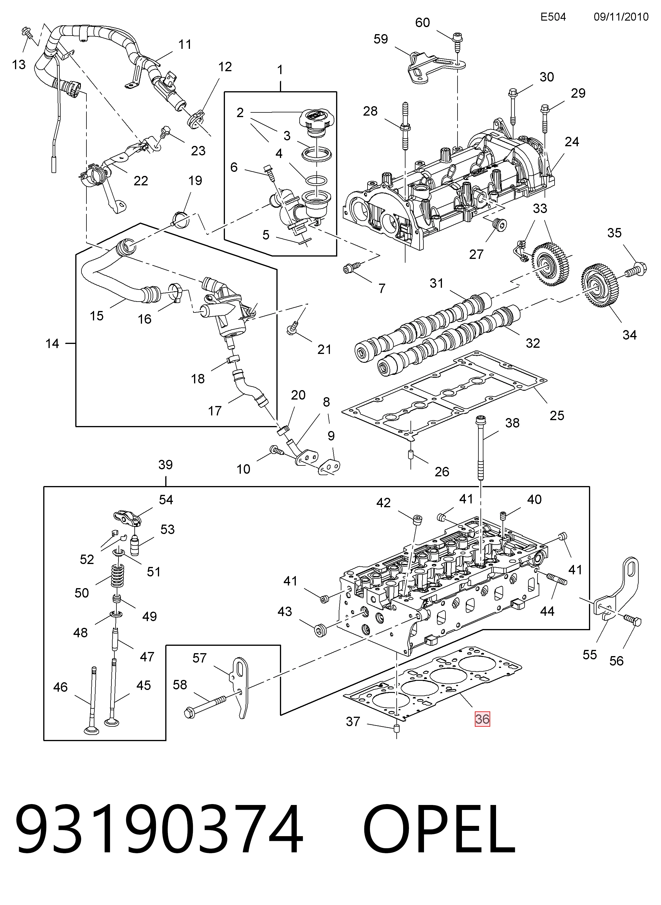 93190374 Opel