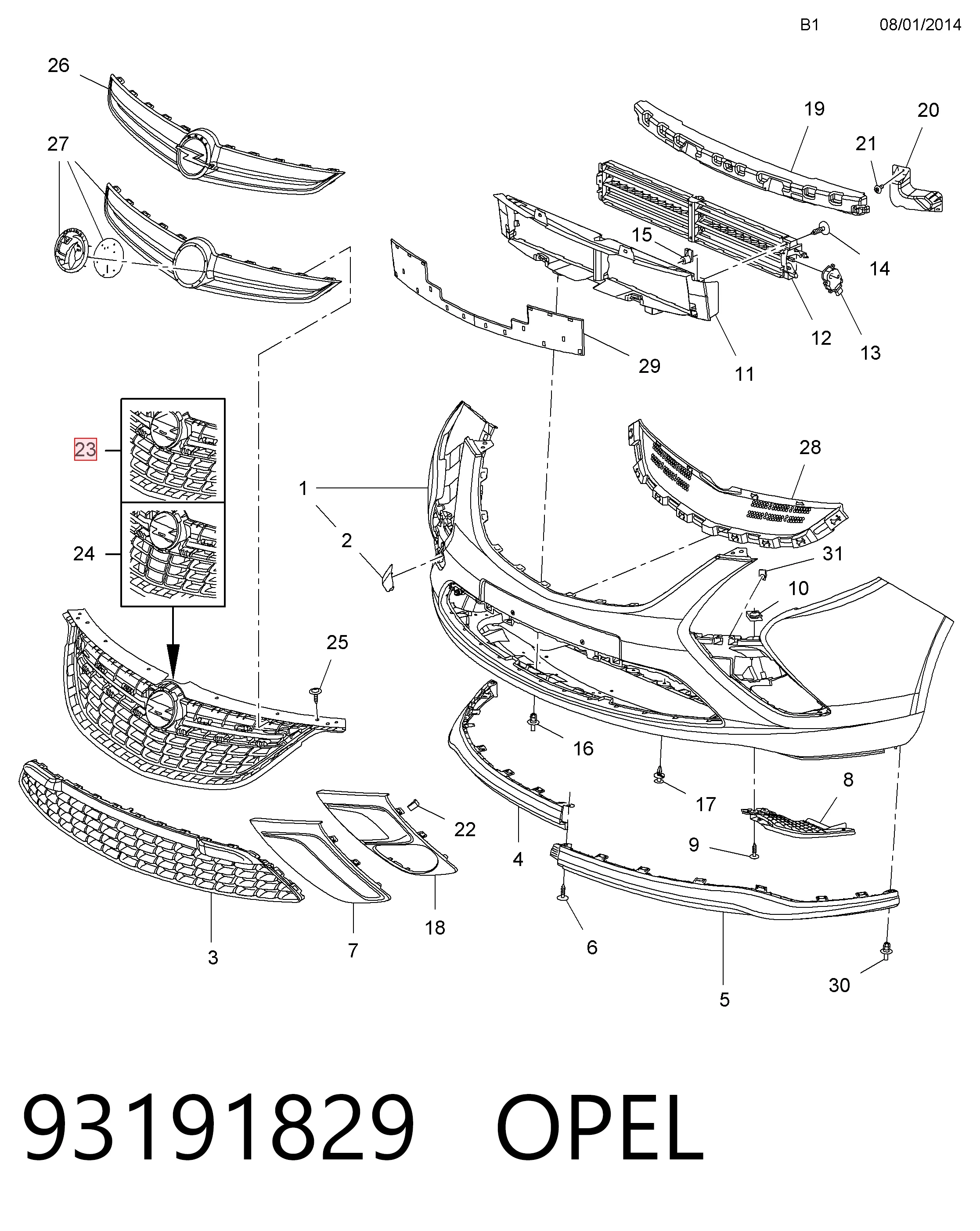 93191829 Opel