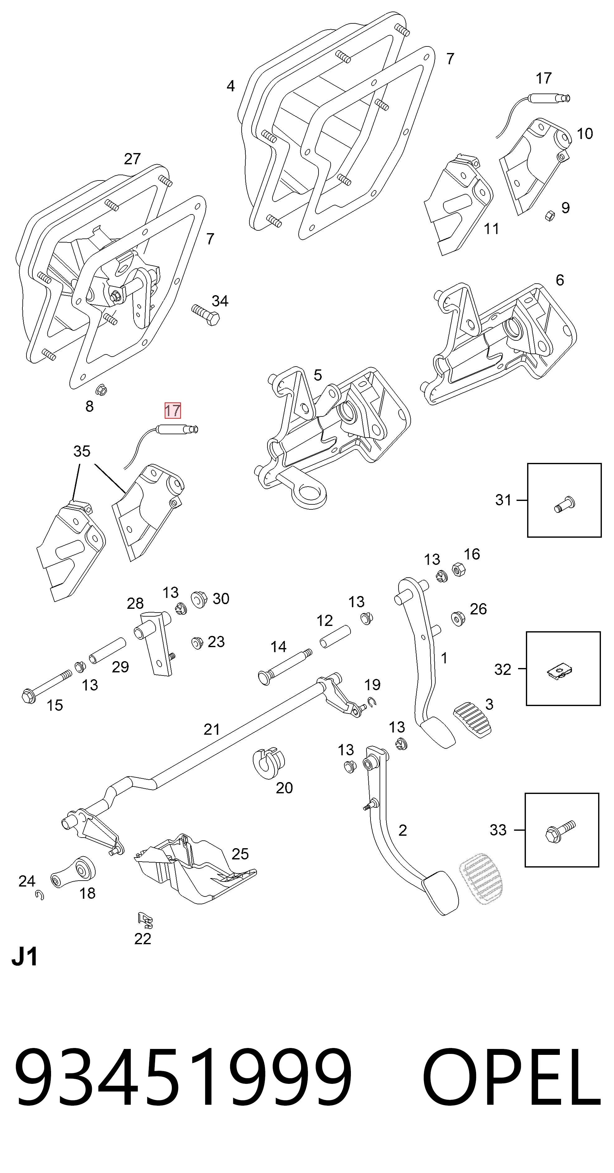93451999 Opel