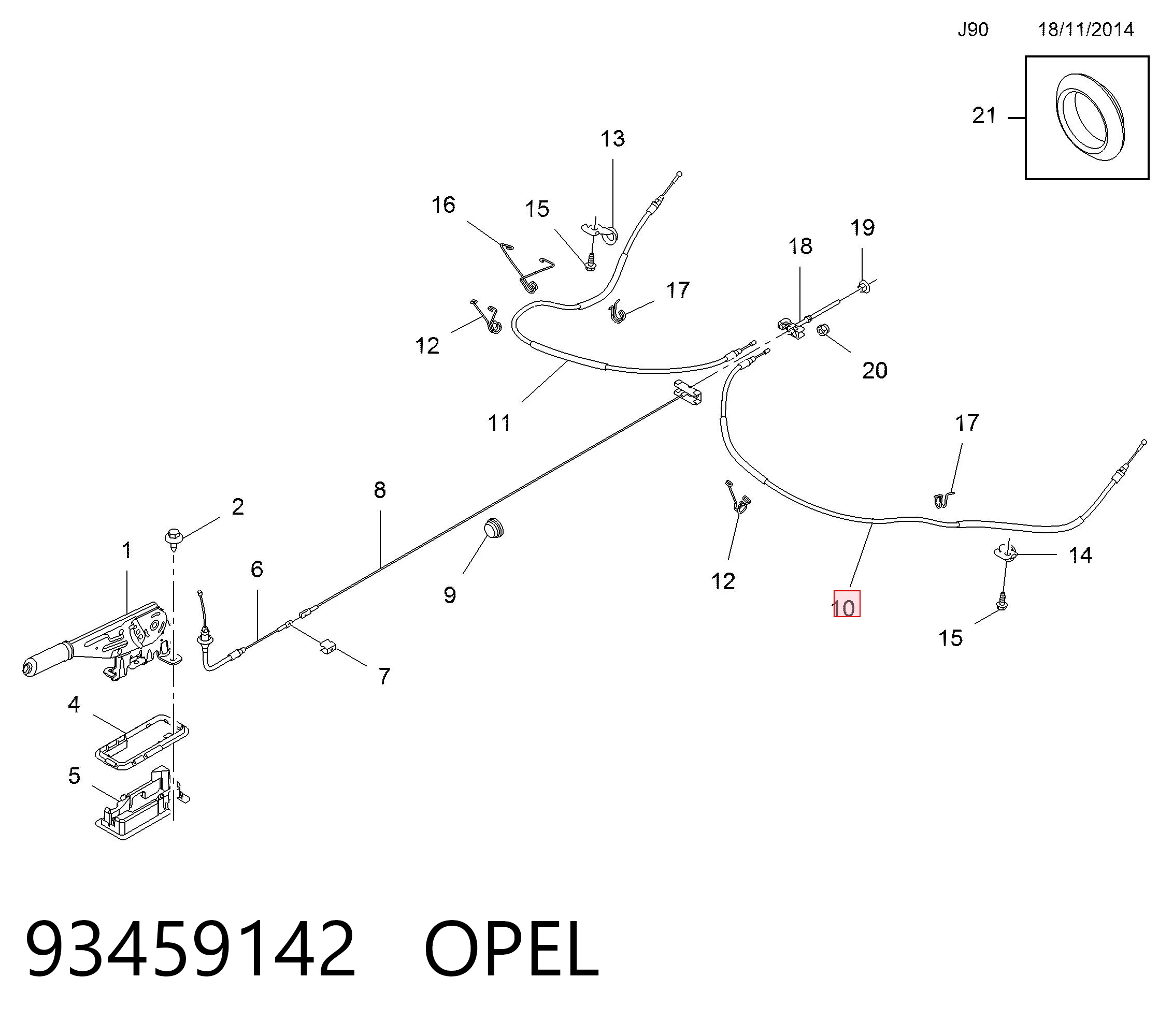 93459142 Opel