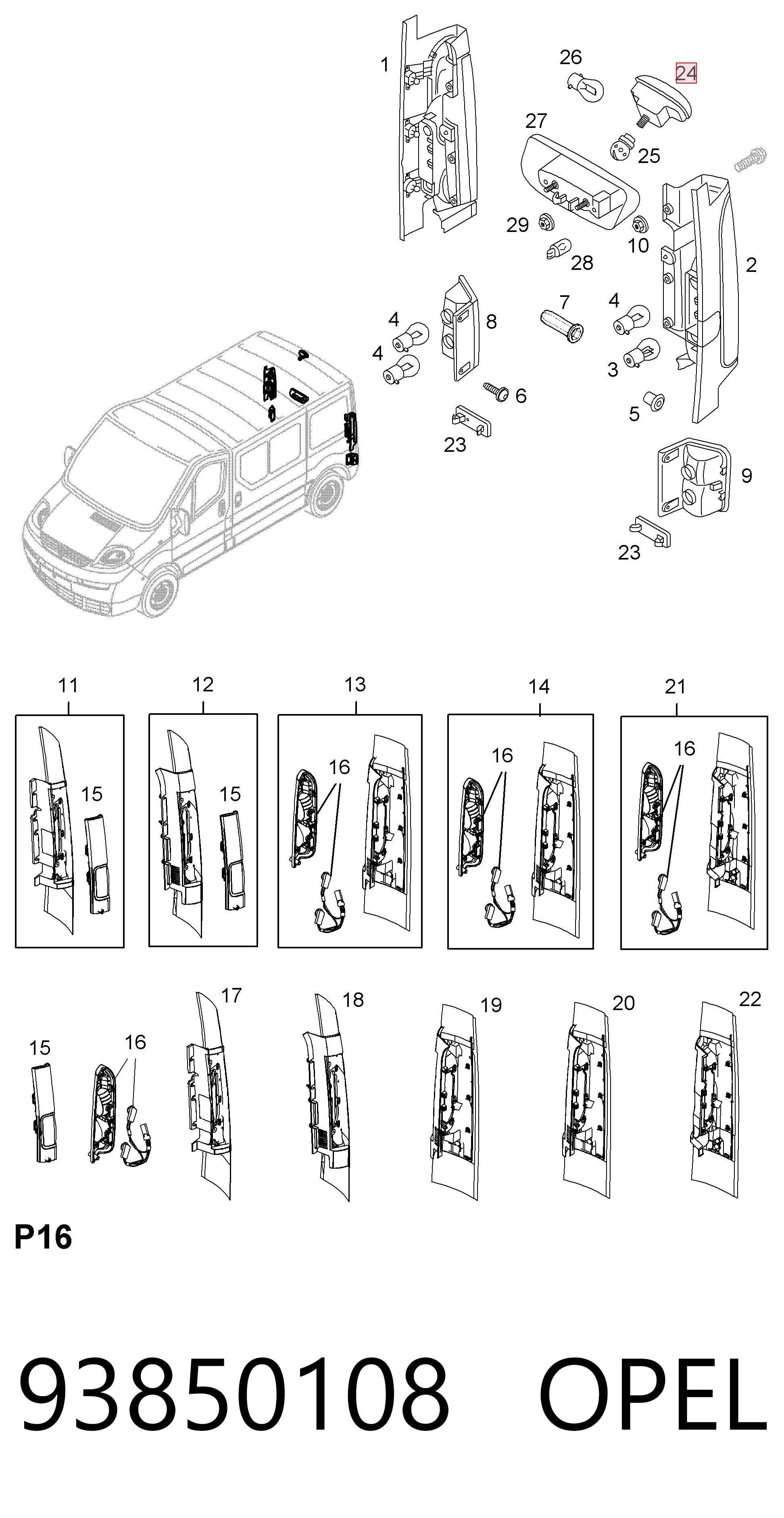 93850108 Opel