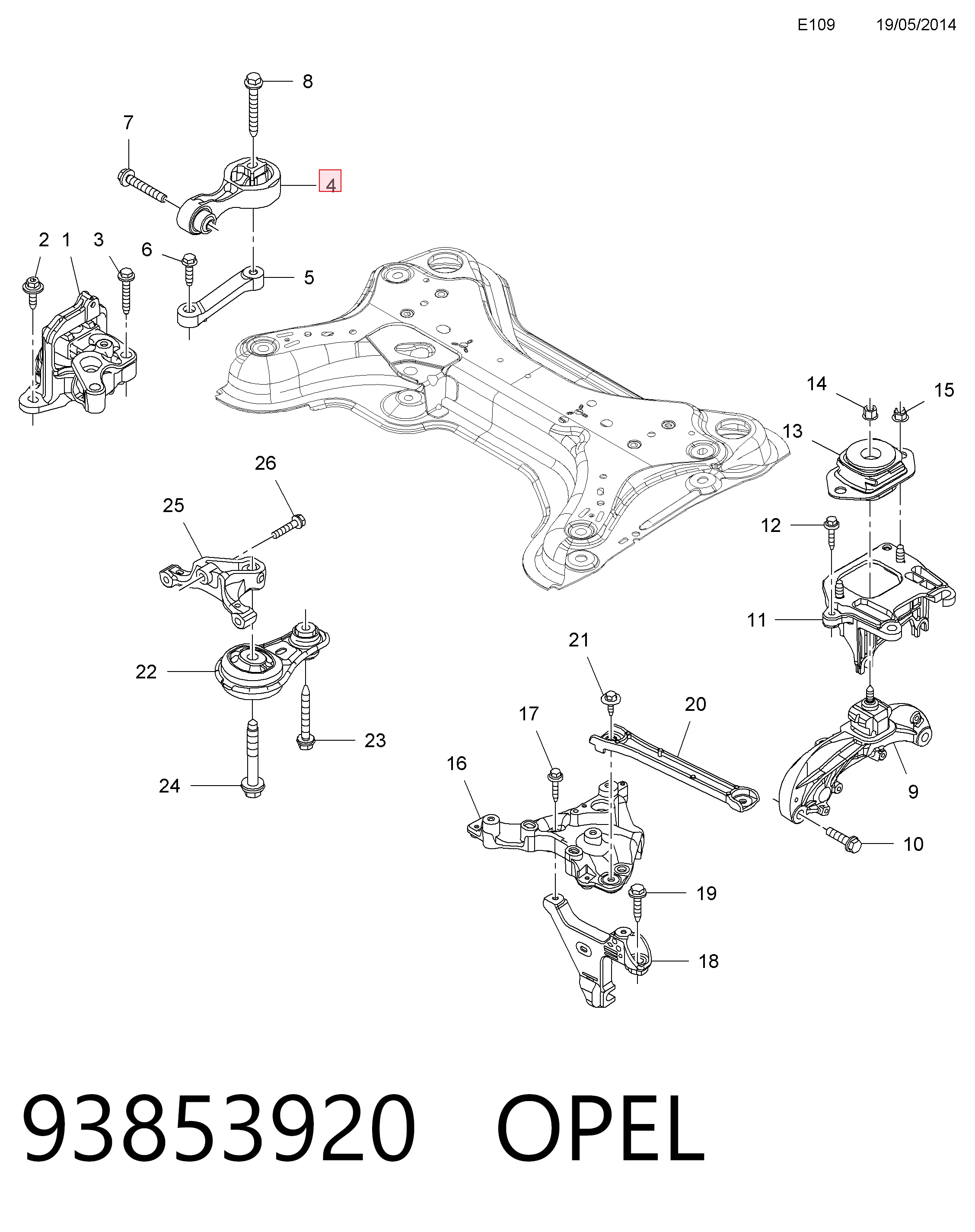 93853920 Opel