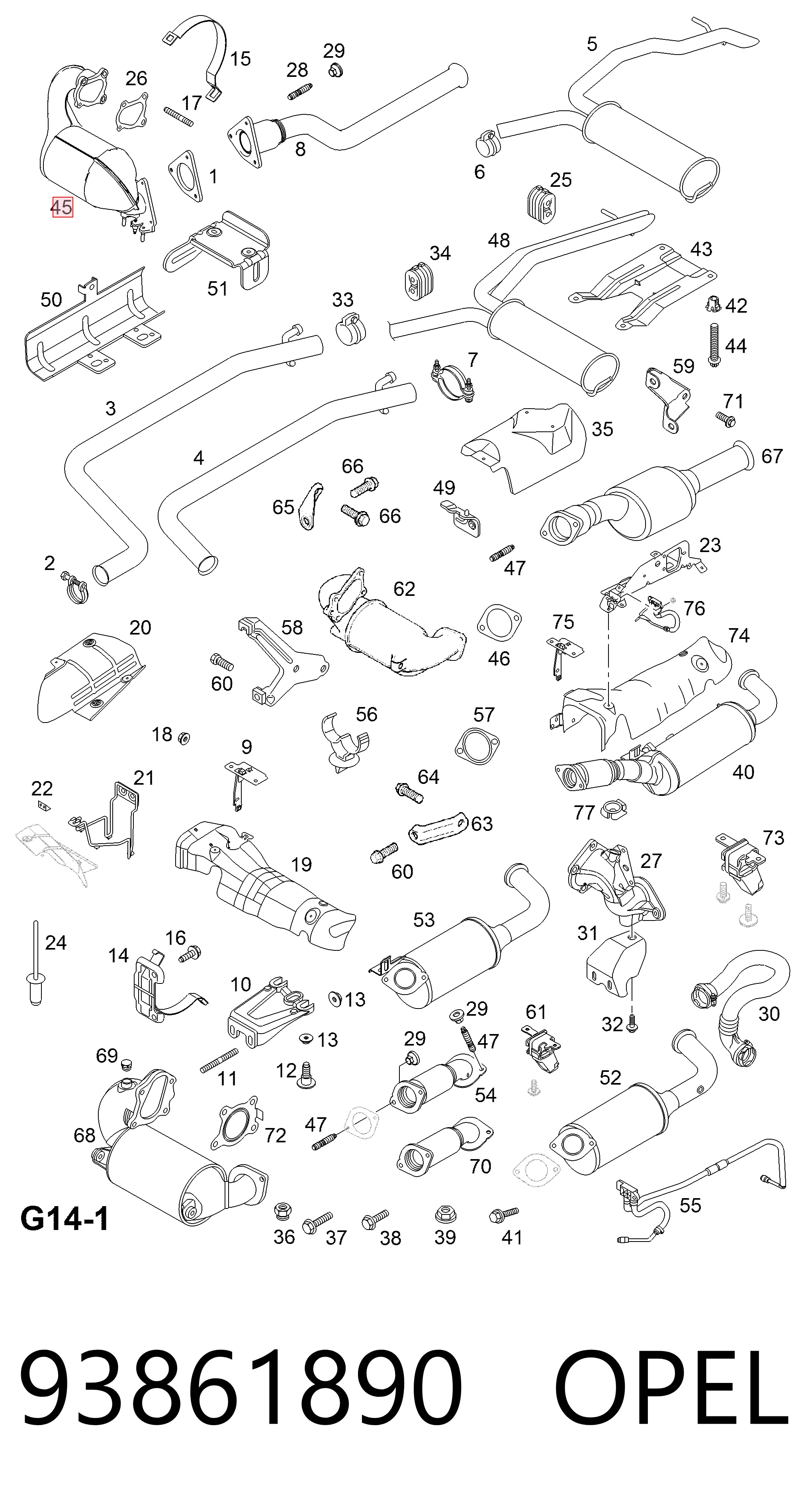 Konwerter-katalizator Renault Trafic II awangarda (FL) (2001 - 2014) cena, od 427,34 USD
