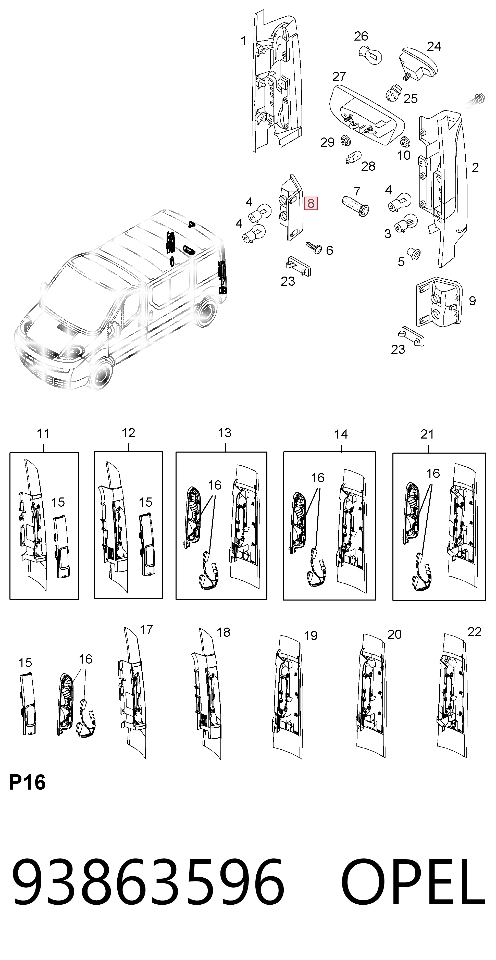 93863596 Opel