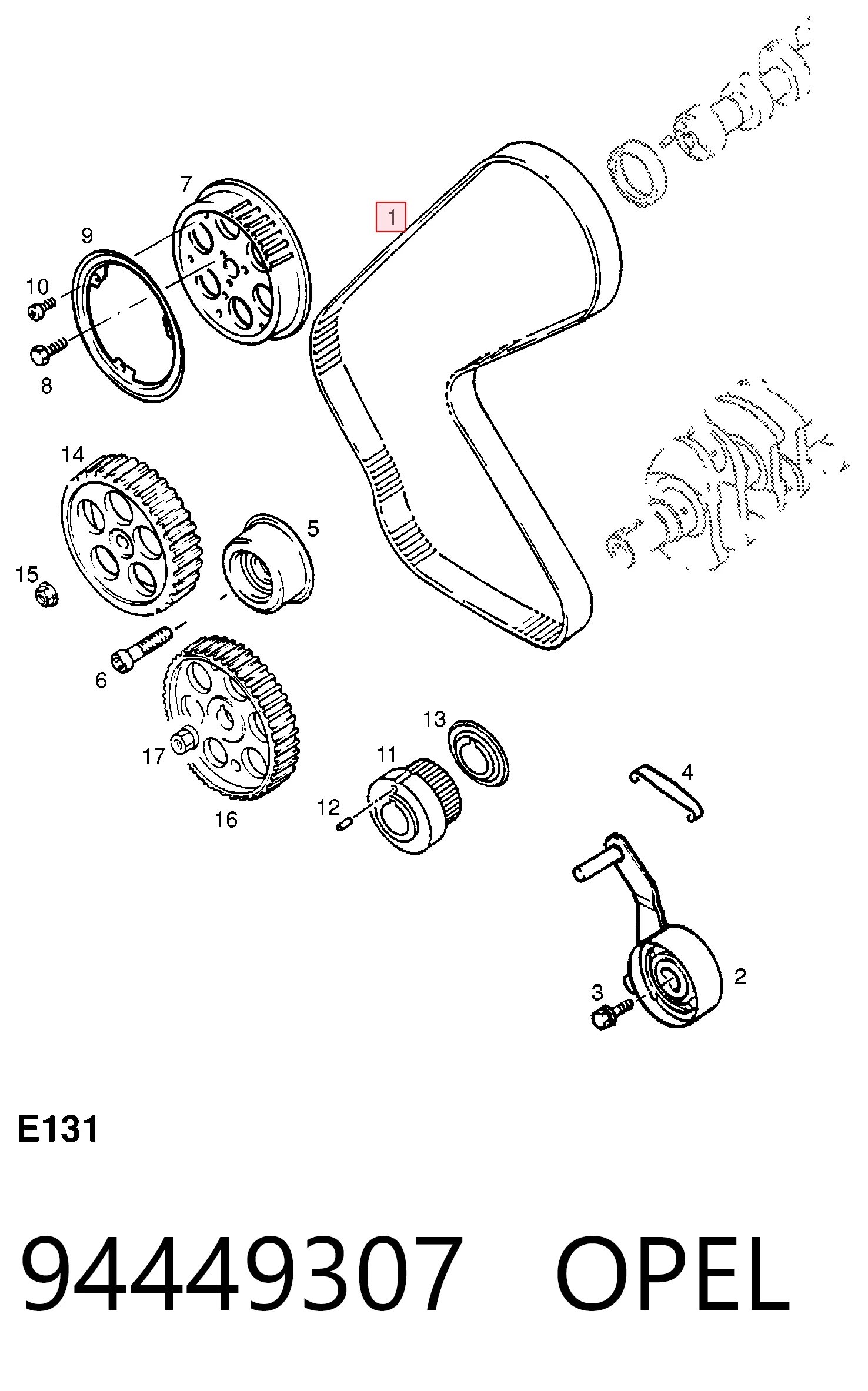 94449307 Opel
