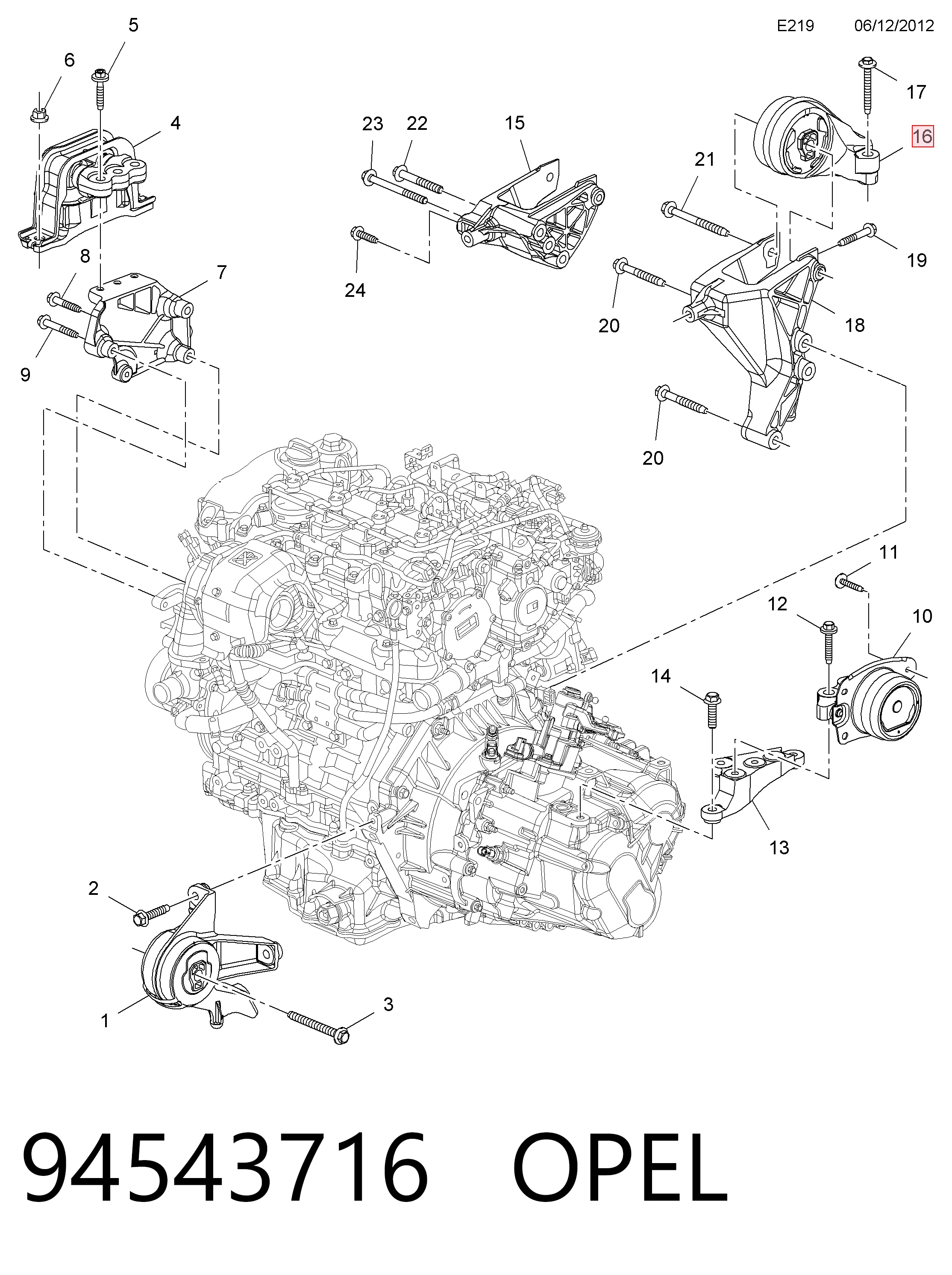 94543716 Opel