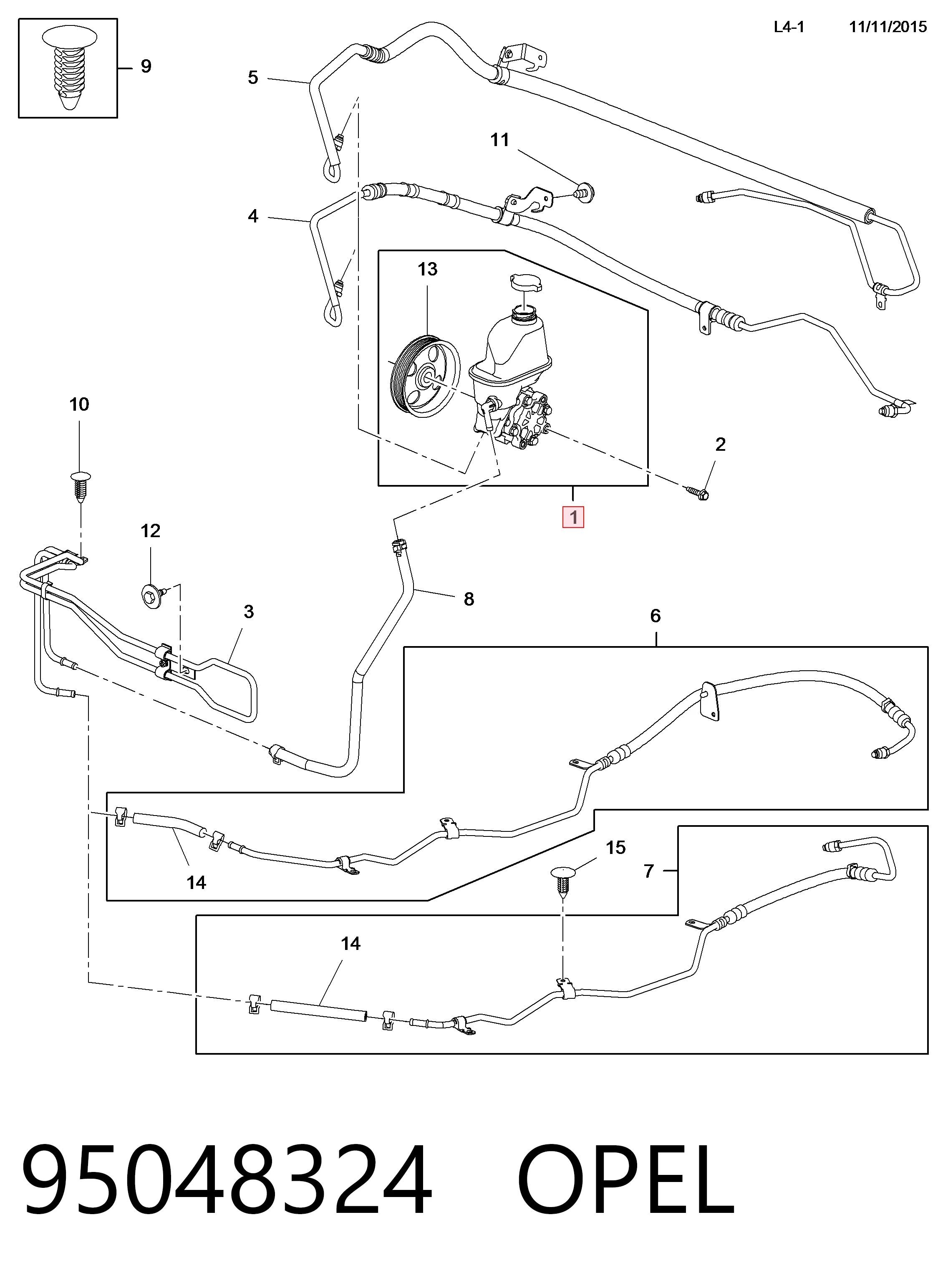 Pompa wspomagania hydraulicznego kierownicy do Chevrolet Captiva II C140