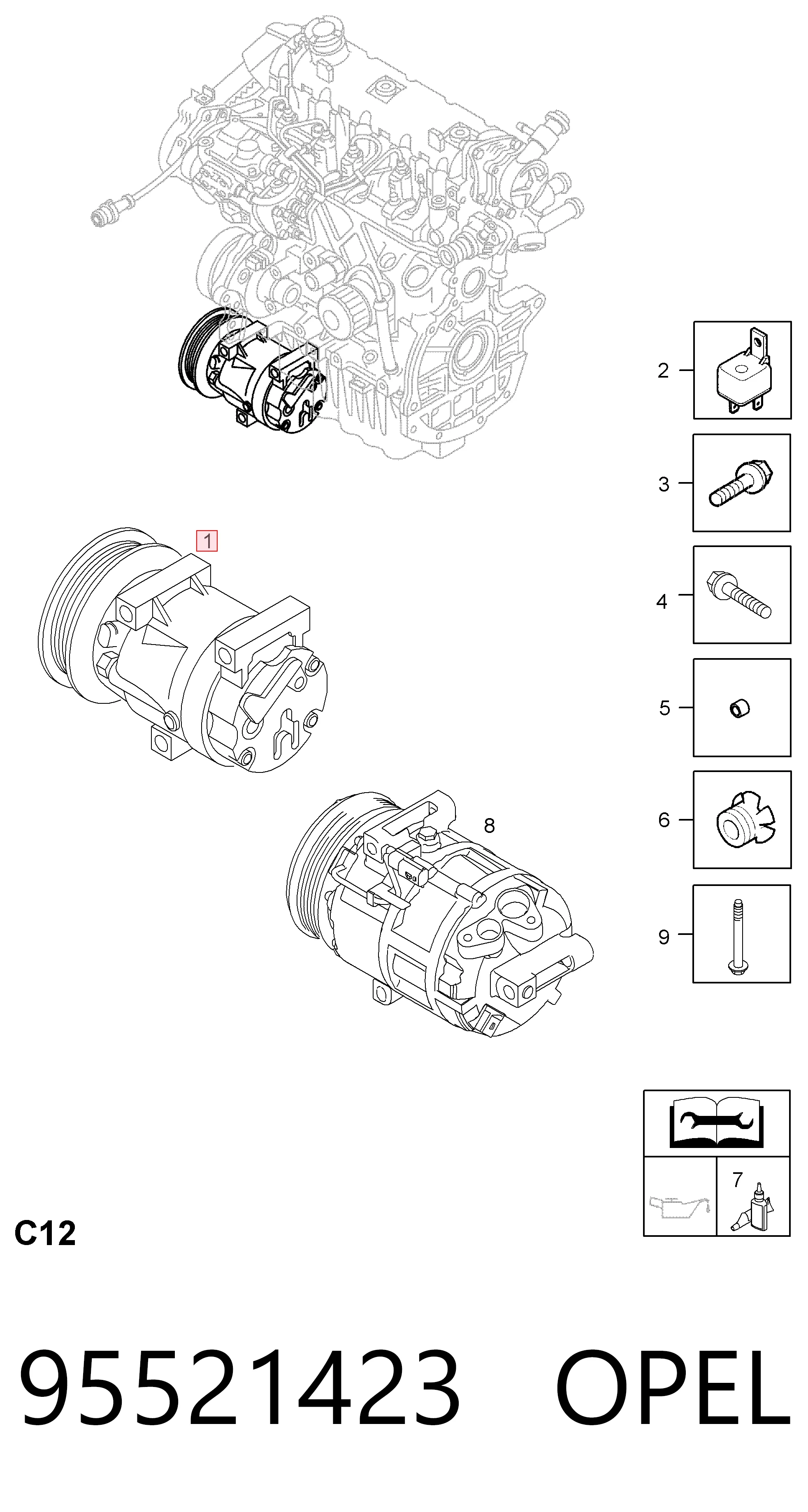 95521423 Opel