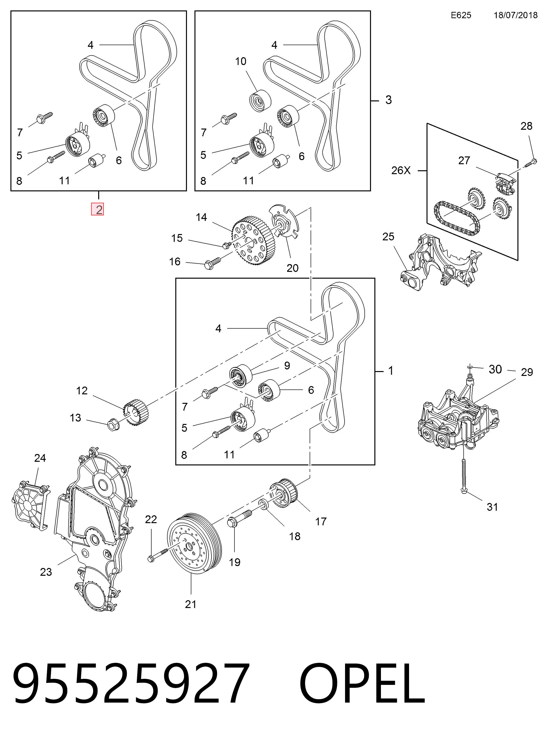95525927 Opel