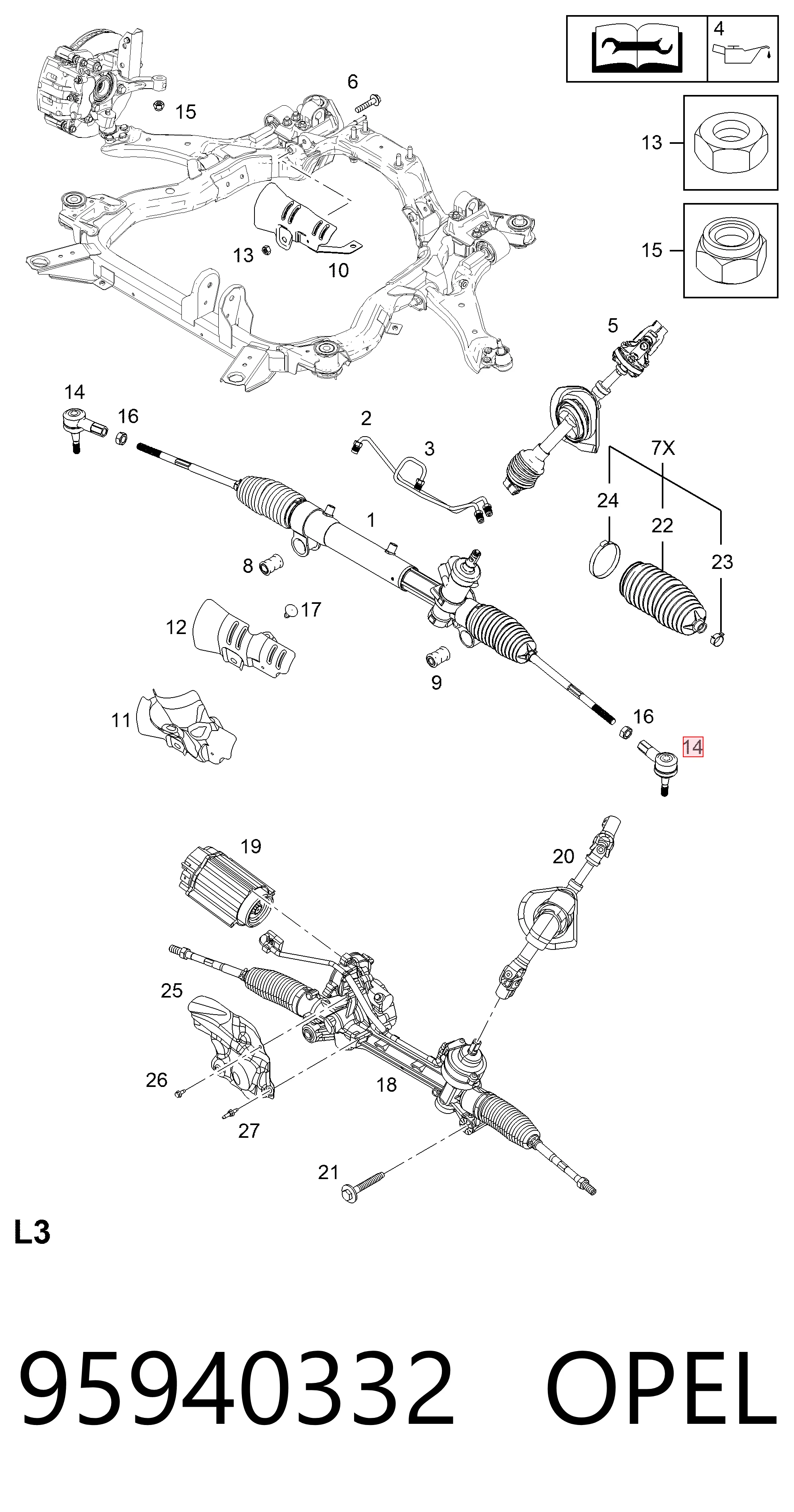 95940332 Opel