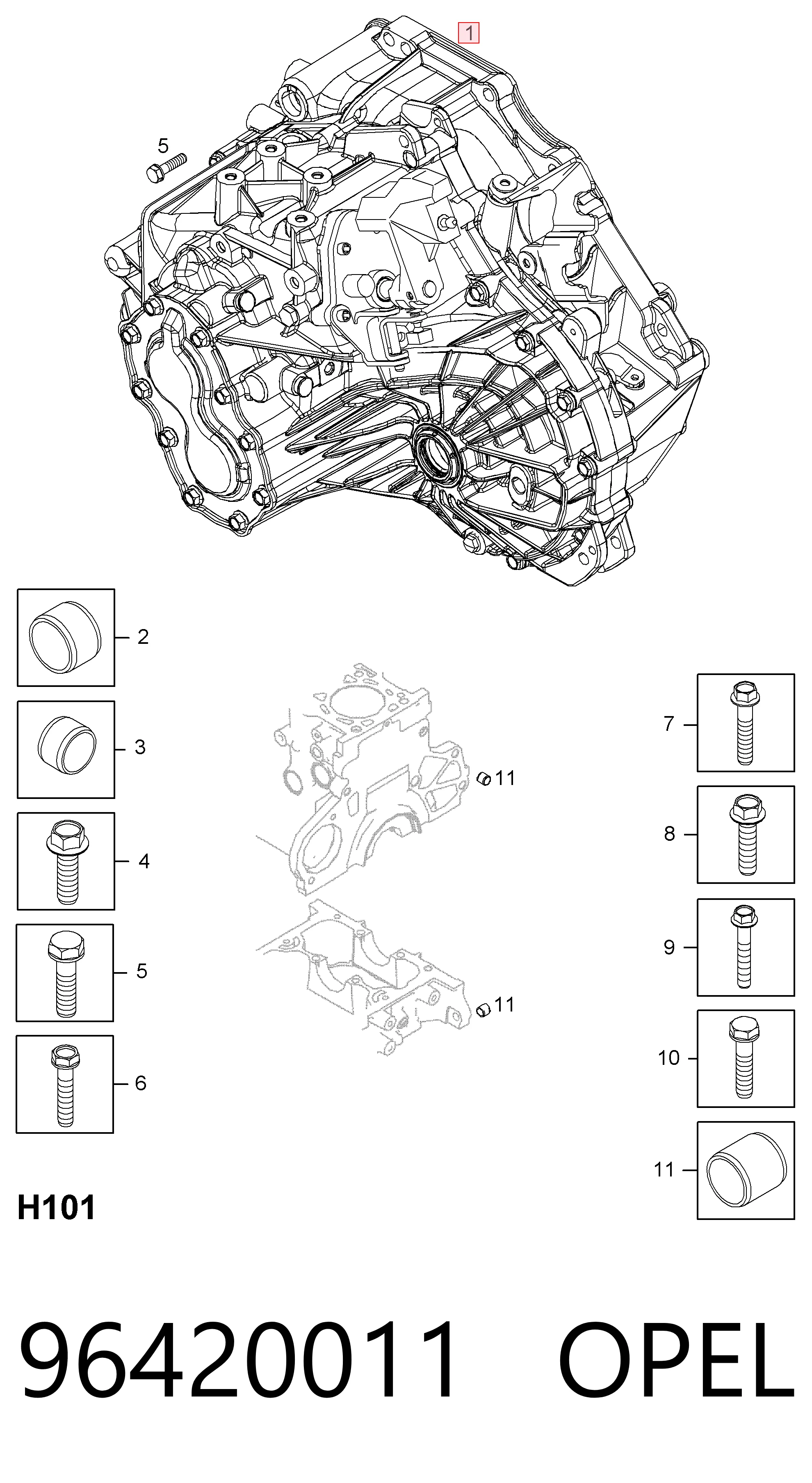 Mechaniczna skrzynia biegów w komplecie do Chevrolet Captiva I C100
