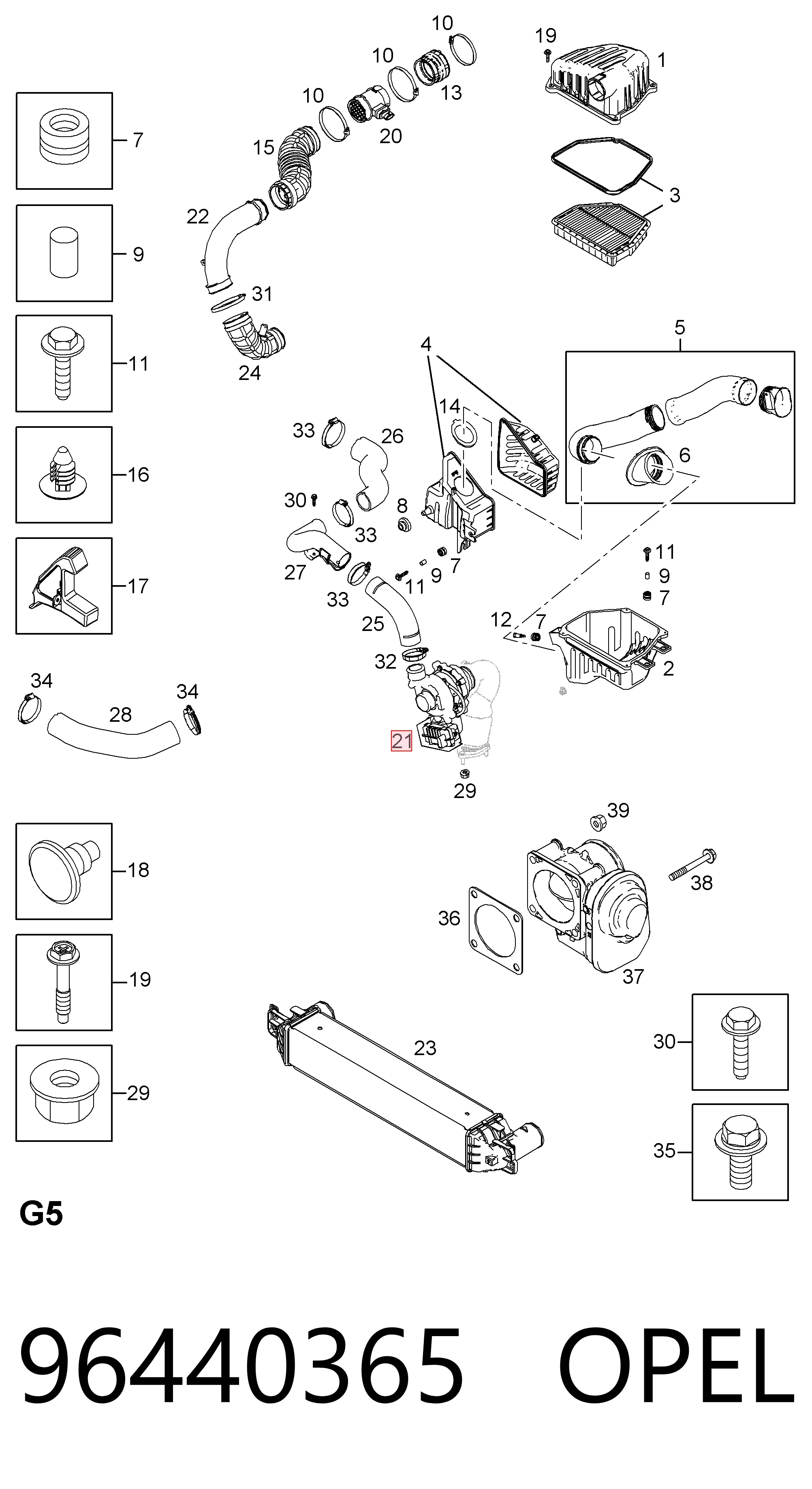  Turbina Opel Antara 
