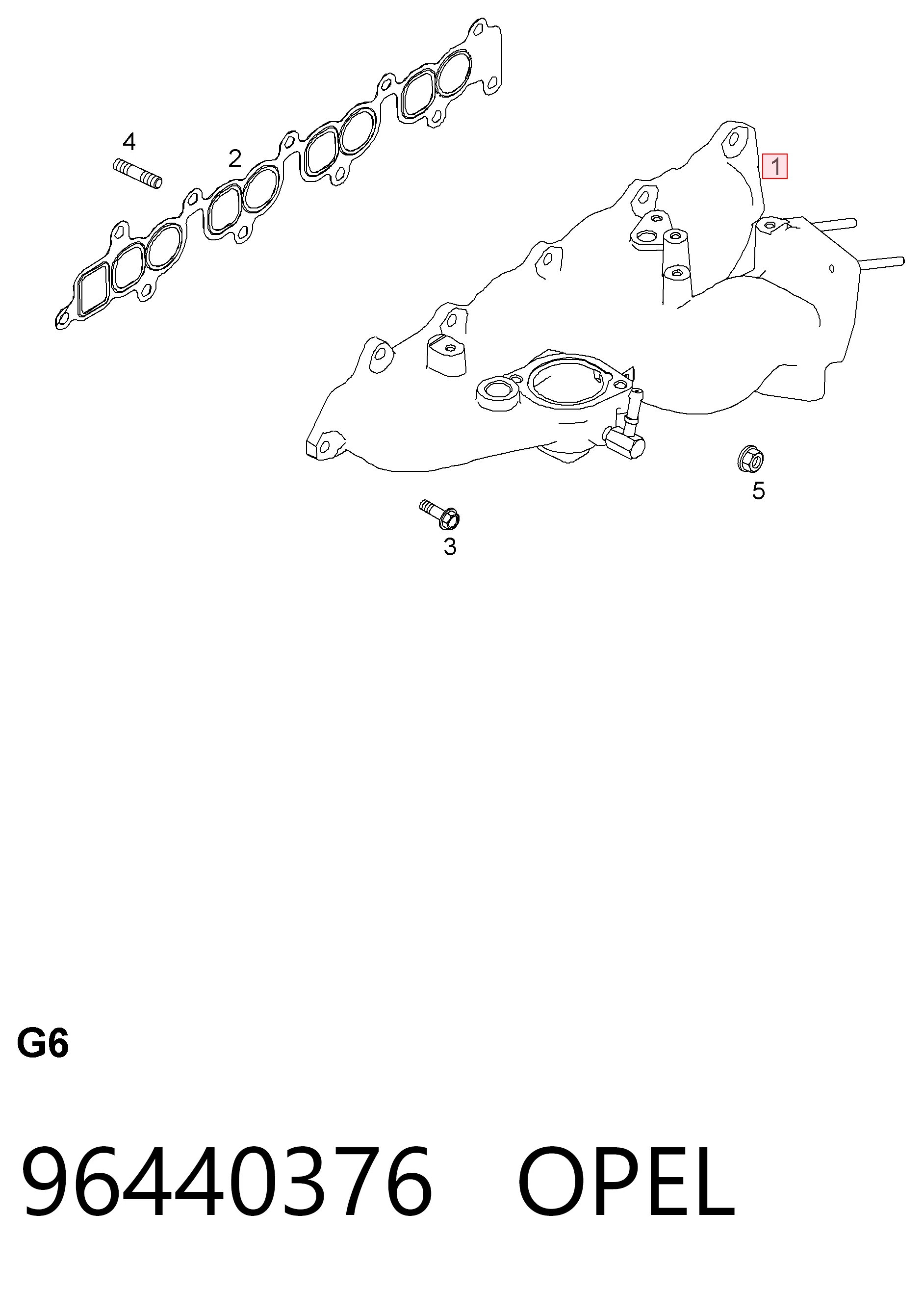 Kolektor ssący do Chevrolet Captiva I C100