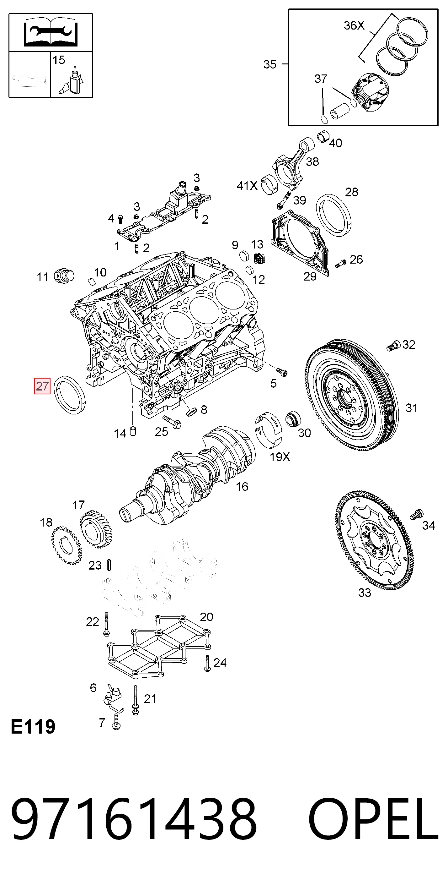 97161438 Opel