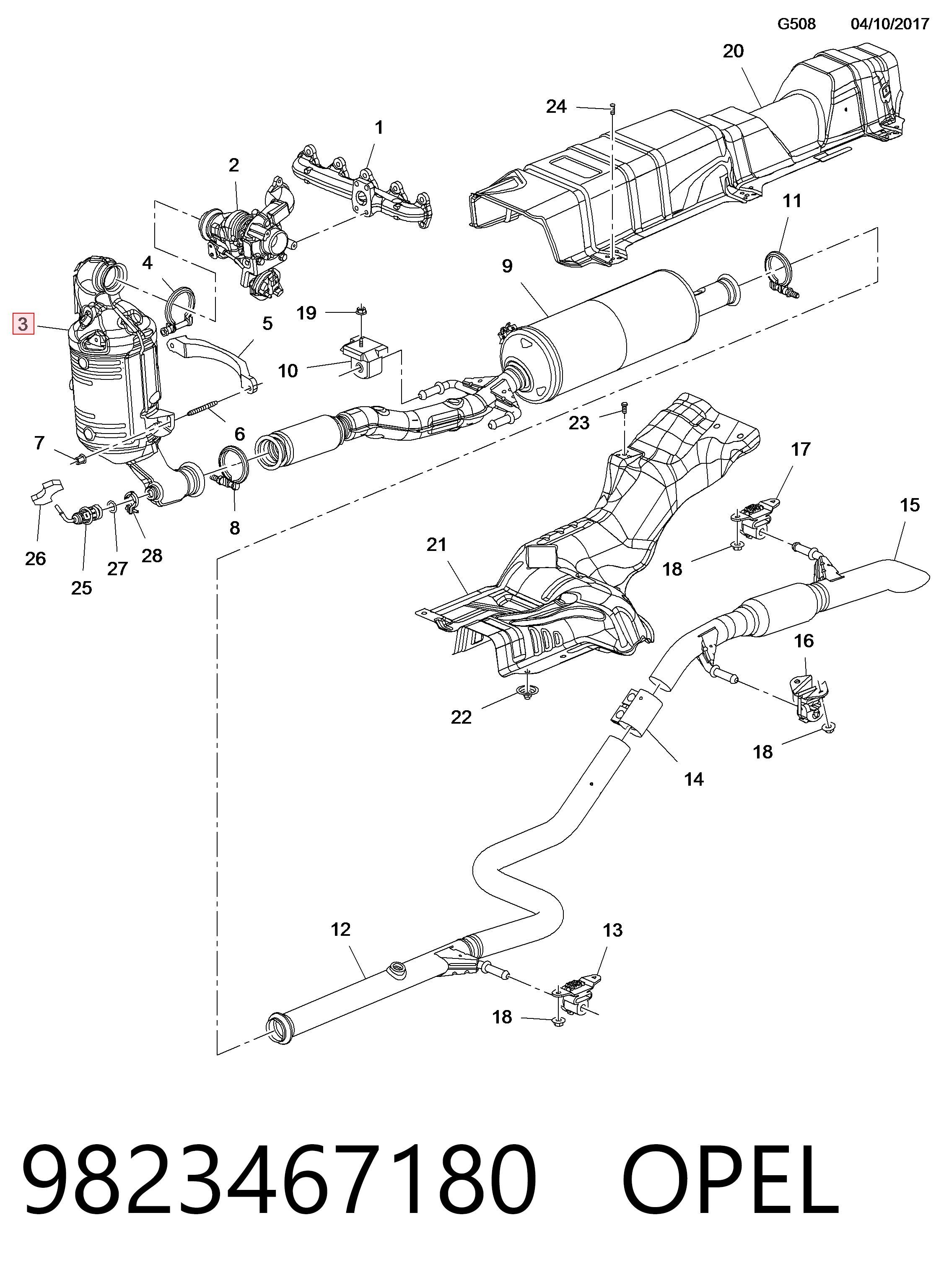 Konwerter-katalizator Toyota SU001A7032 cena, od 347,32 USD