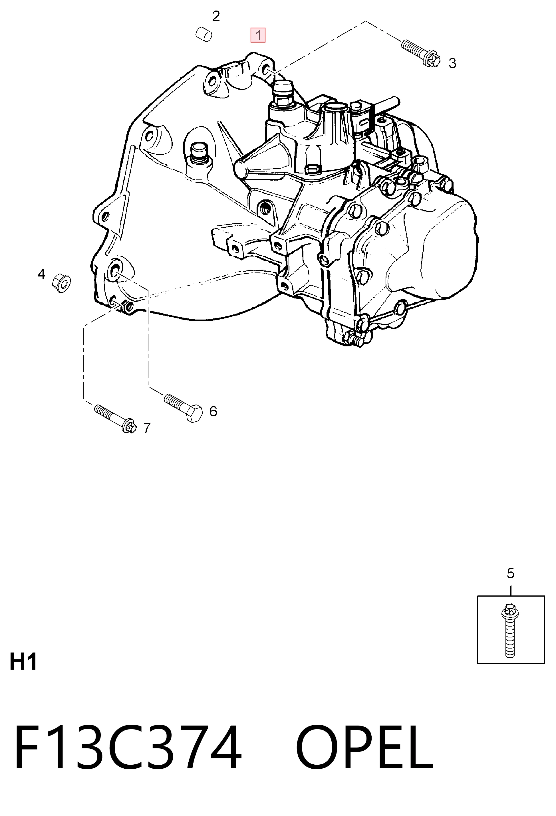 Mechaniczna skrzynia biegów w komplecie do Opel Combo B 