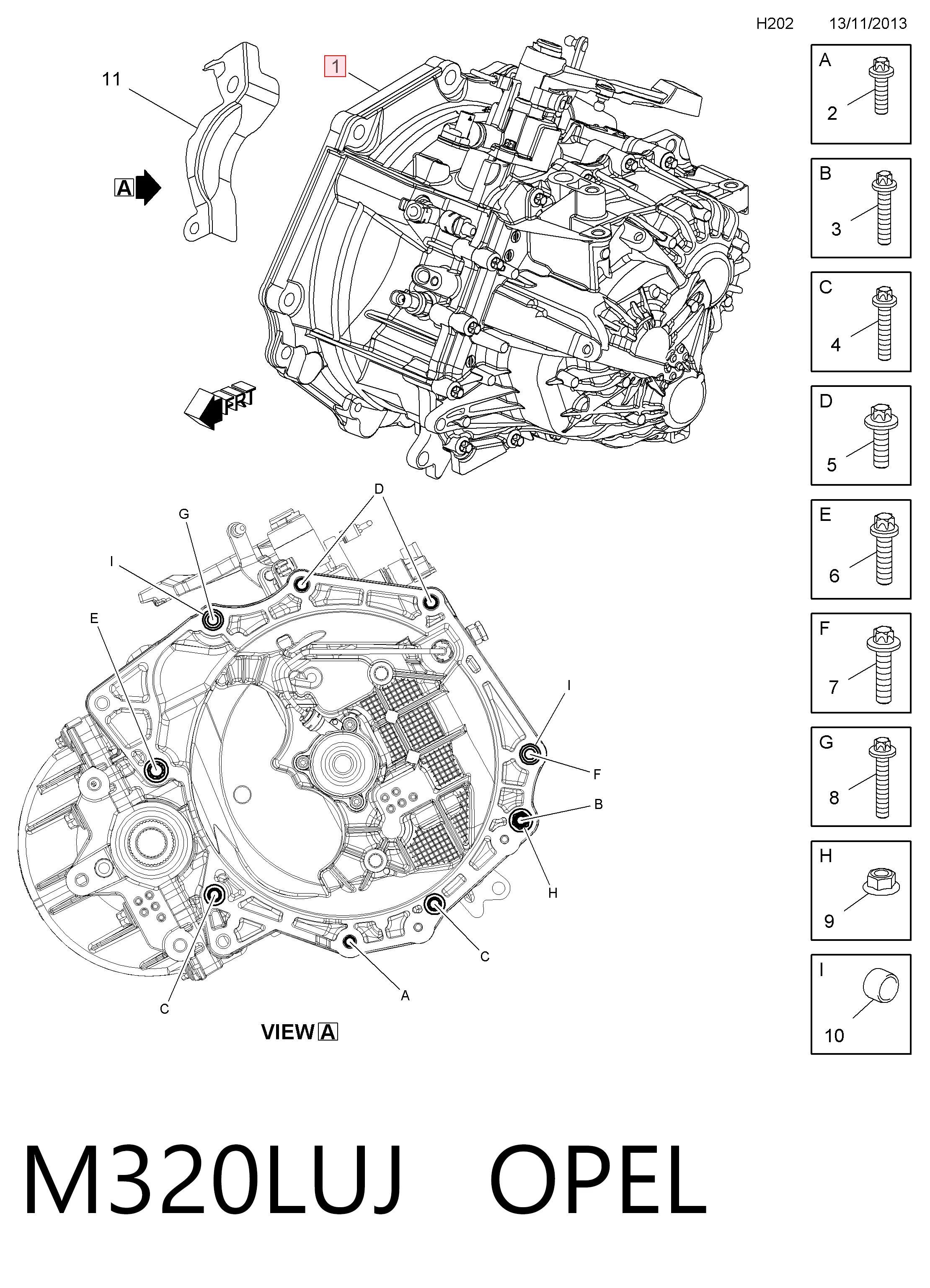 Mechaniczna skrzynia biegów w komplecie do Opel Mokka I J13