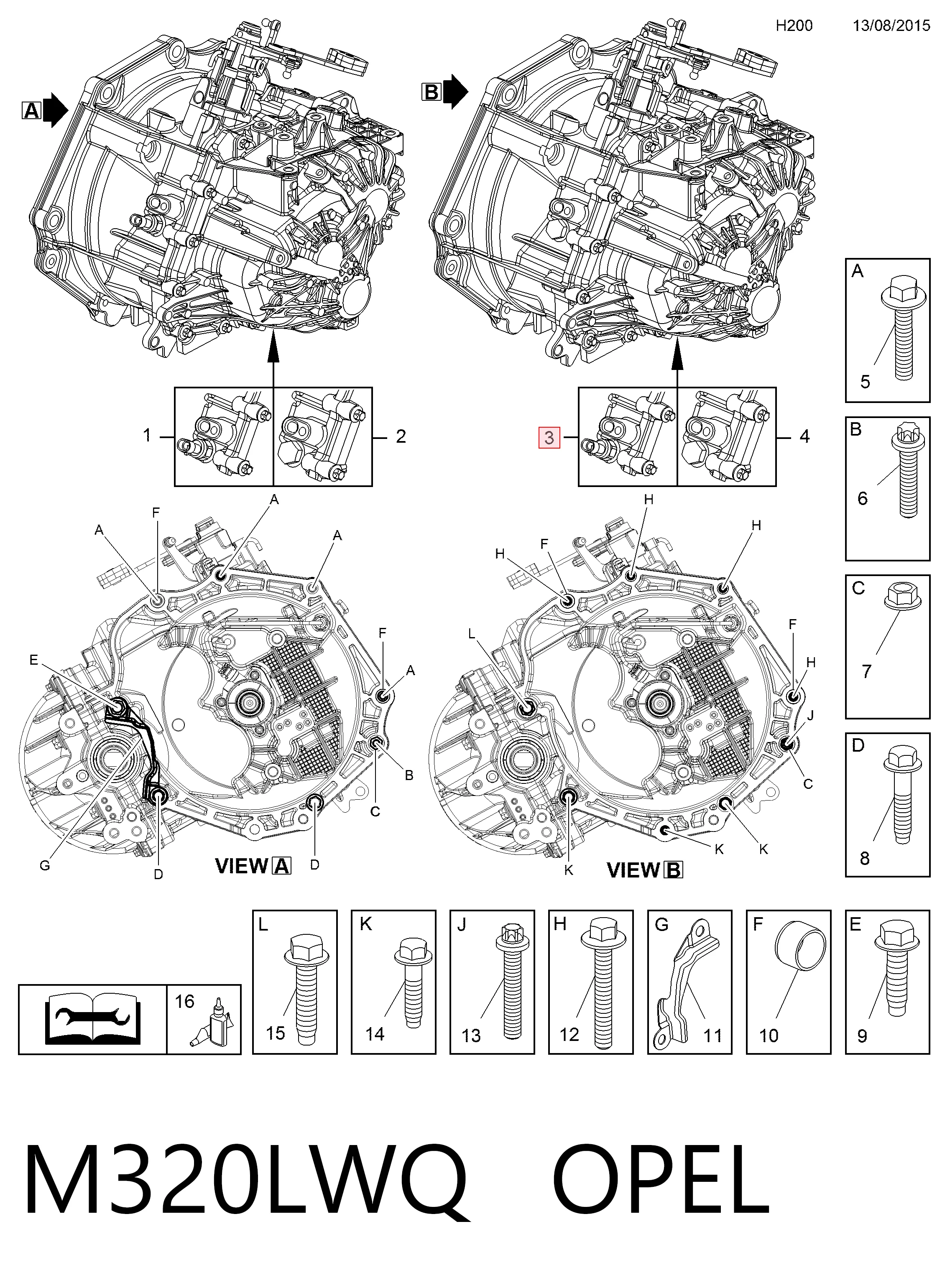 Mechaniczna skrzynia biegów w komplecie do Opel Astra K 