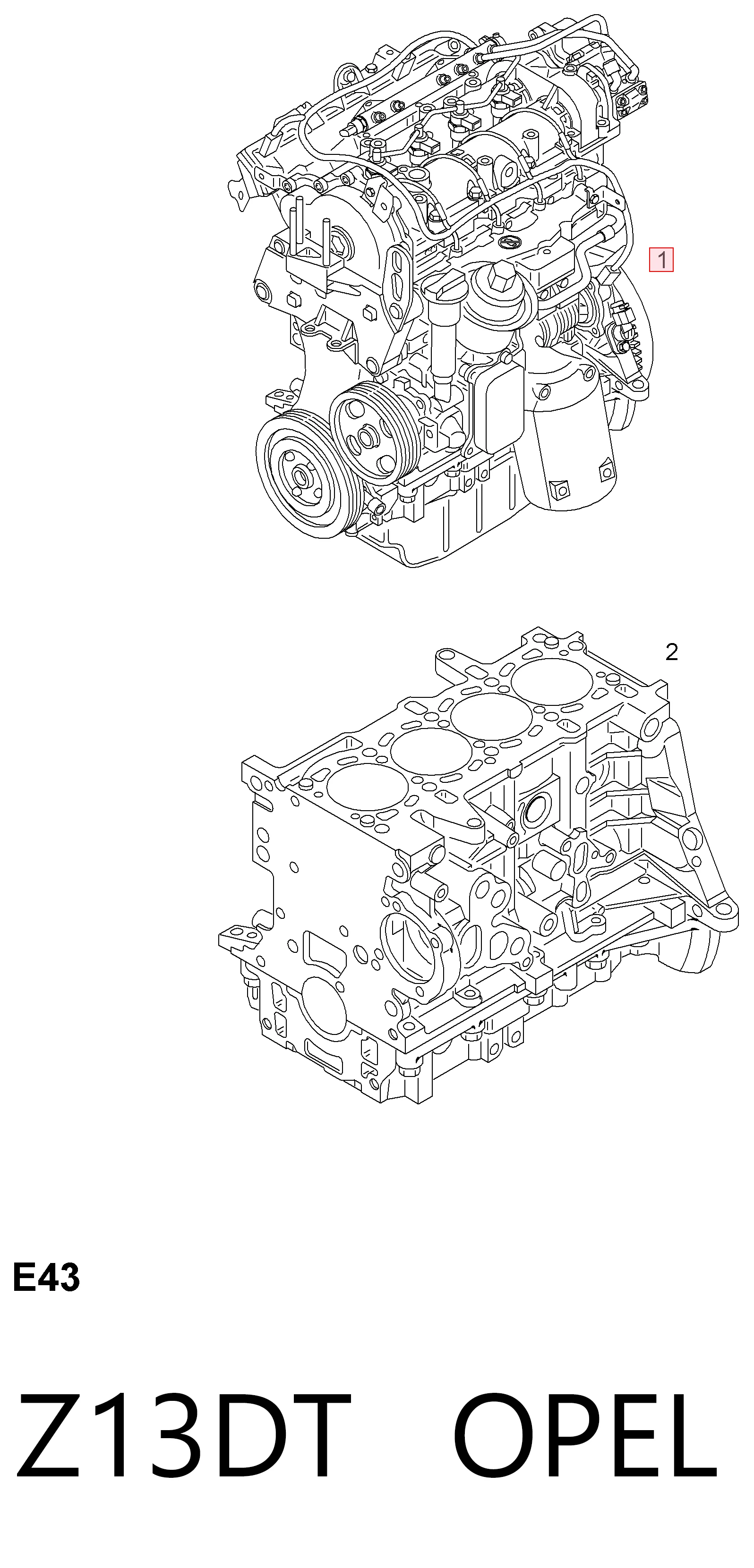 Silnik w komplecie Opel Agila A hatchback (H00) (2000 - 2007) cena, od 1571,36 USD