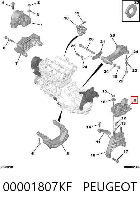 00001807KF Peugeot/Citroen