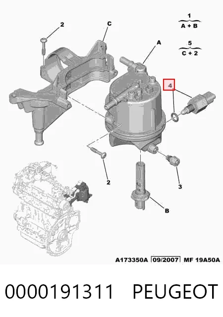 0000191311 Peugeot/Citroen