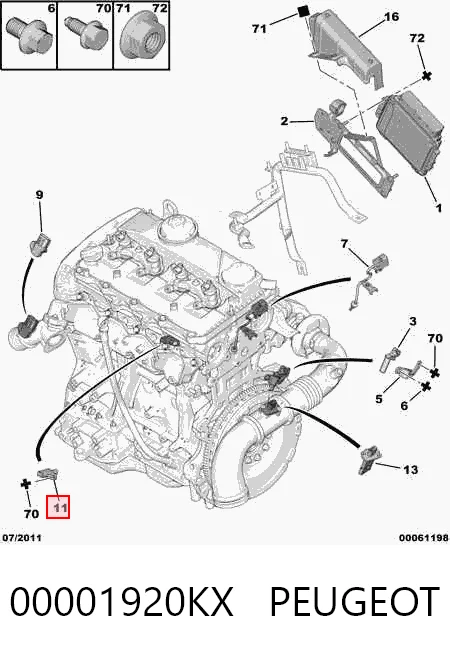 00001920KX Peugeot/Citroen
