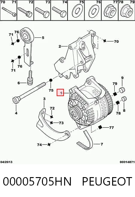 00005705HN Peugeot/Citroen