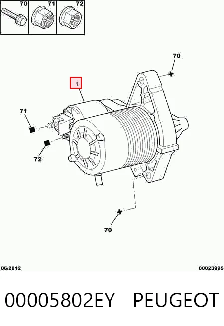 00005802EY Peugeot/Citroen