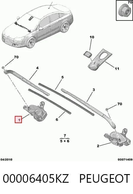 00006405KZ Peugeot/Citroen