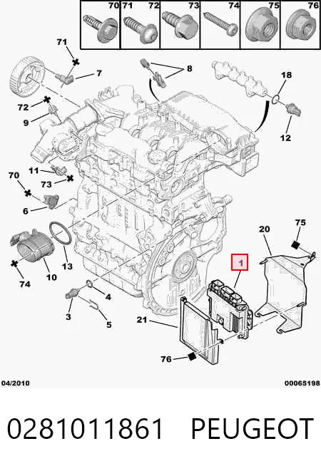 Sterownik silnika do Peugeot Partner I 5F