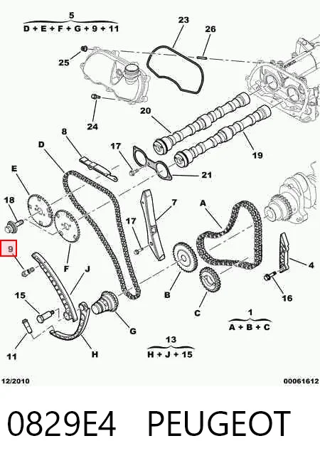 Napinacz łańcucha rozrządu Iveco 504081358 cena, od 58,18 USD