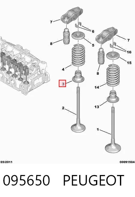 Uszczelniacz zaworu dolotowego/wylotowego Ford Fusion kombi (JU) (2002 - 2012) cena, od 4,26 USD