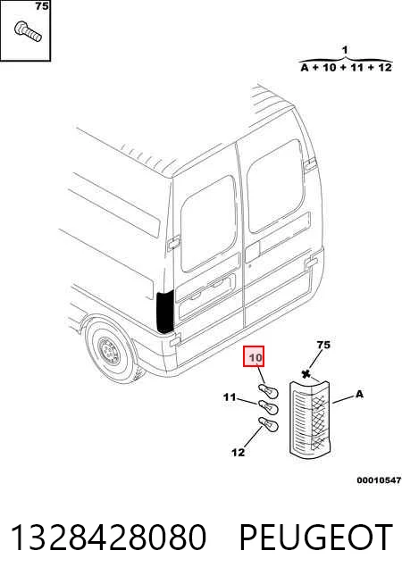 Do koszyka Lampa zespolona tylna lewa Peugeot Boxer II 244