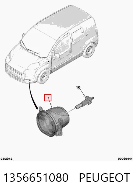  Lampa przeciwmgielna lewa/prawa Fiat Linea 