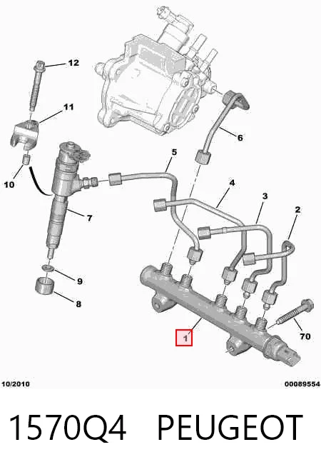 9144A290B Delphi Rozdzielacz paliwa