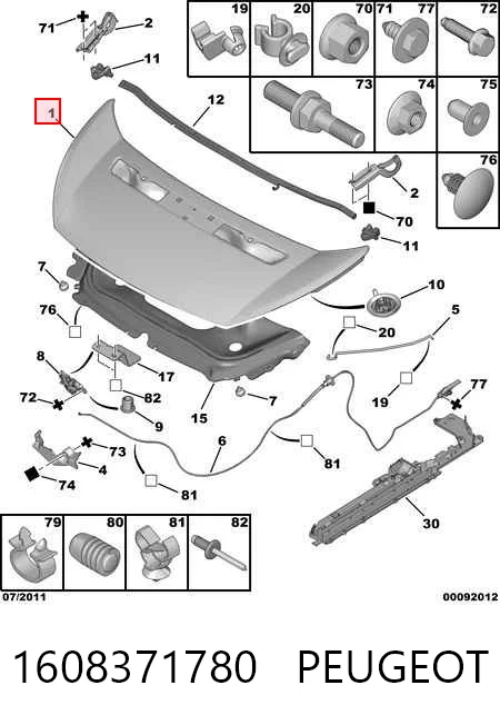 Maska silnika Renault (RVI) 1400340888 cena, od 160,04 USD