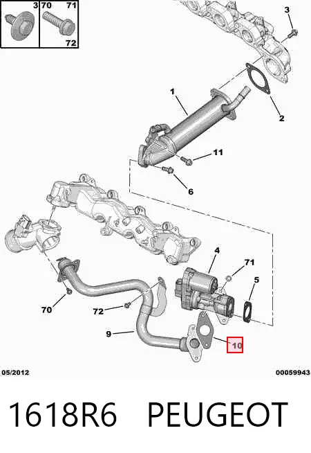 1618R6 Peugeot/Citroen