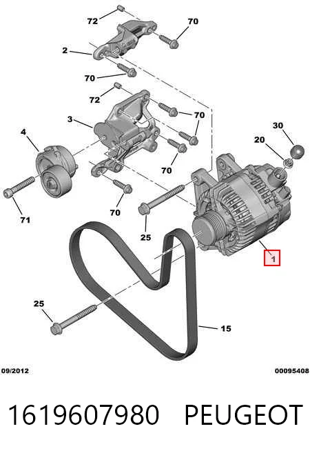 Alternator do Citroen C5 