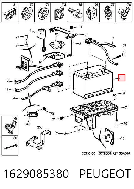 Bateria (akumulator) A000982300826 Mercedes