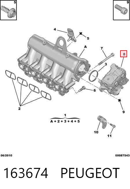Przepustnica, komplet Fiat Panda II hatchback (169A) (2003 - 2013) cena, od 39,73 USD