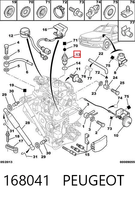 Zawór odcinający paliwo, pompa wtryskowa Hyundai/Kia 3912142020 cena, od 16,91 USD